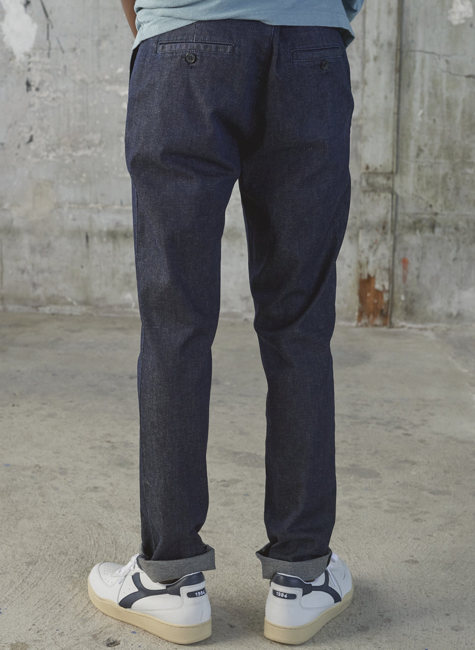 chino denim elasthanne brut homme