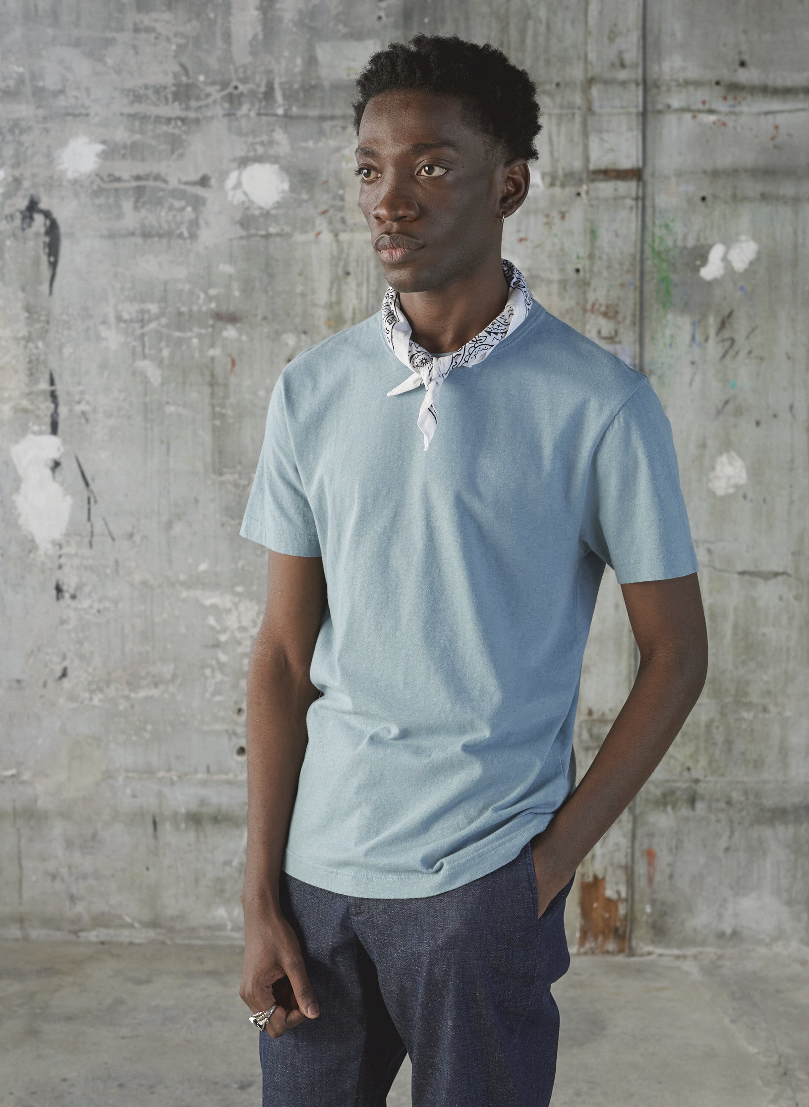 chino denim elasthanne brut homme