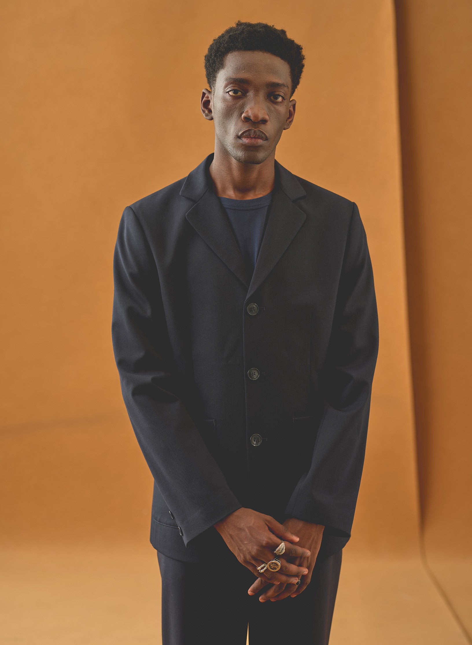 veste costume infroissable homme bleu 3 boutons