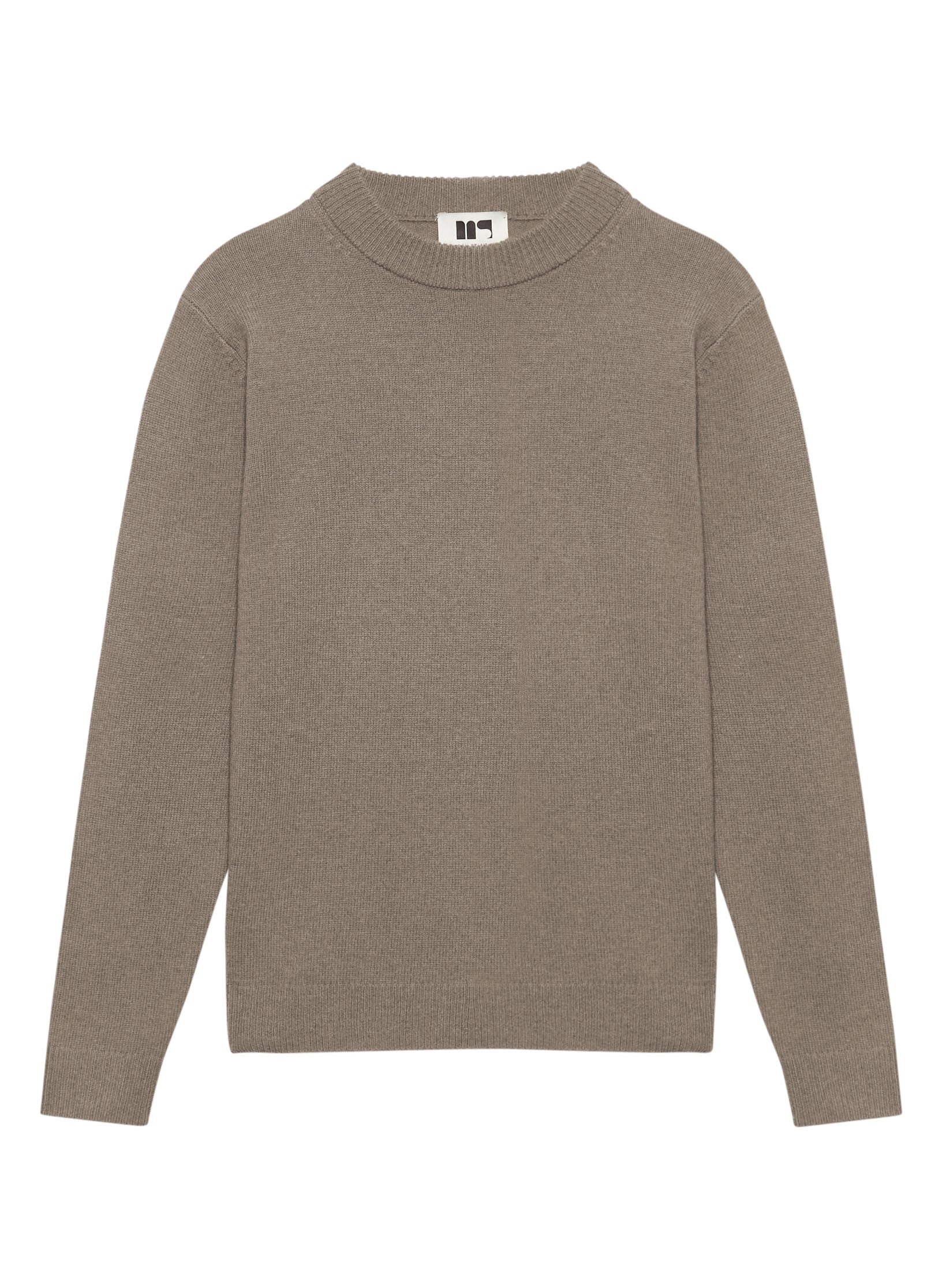 pull rdc 100 laine beige homme