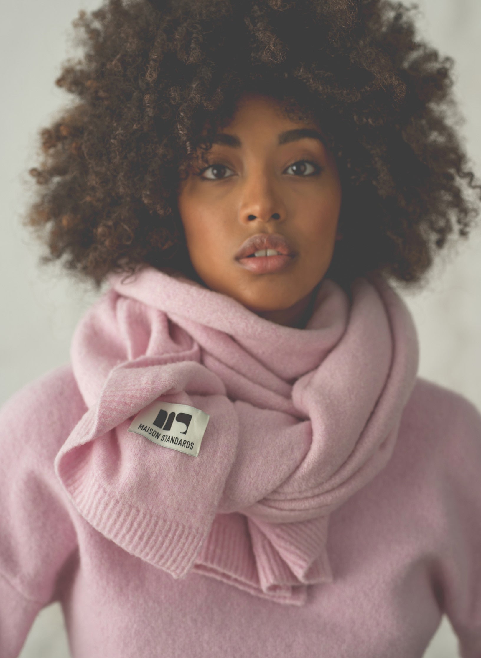 grande echarpe laine et fils