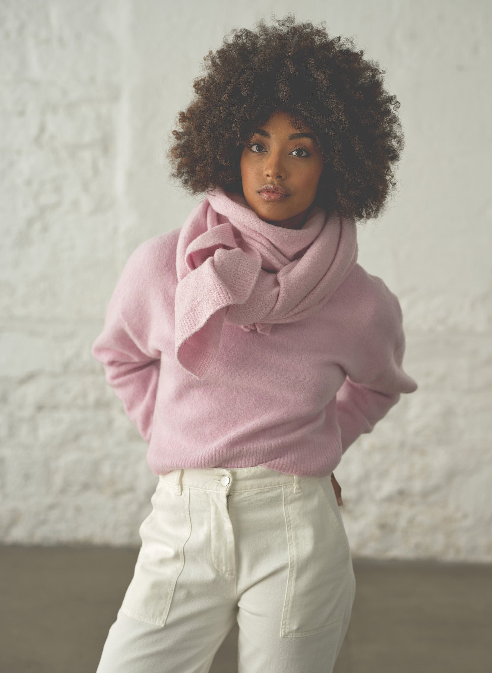 grande echarpe laine et fils