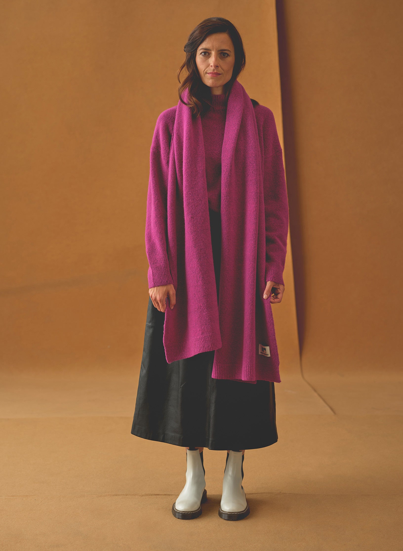 grande echarpe laine et fils 1