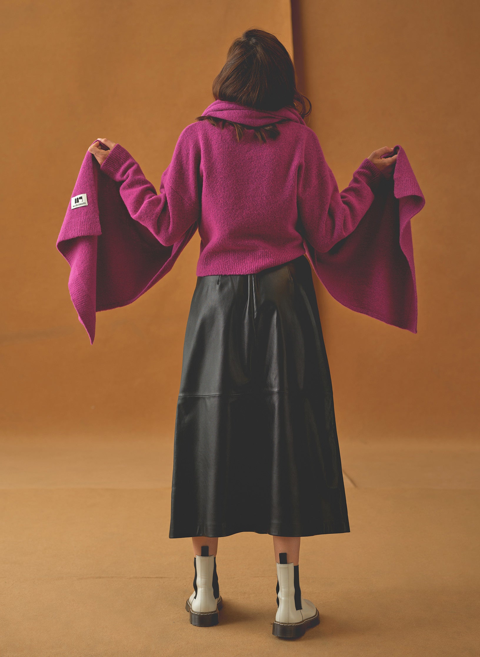 grande echarpe laine et fils 1