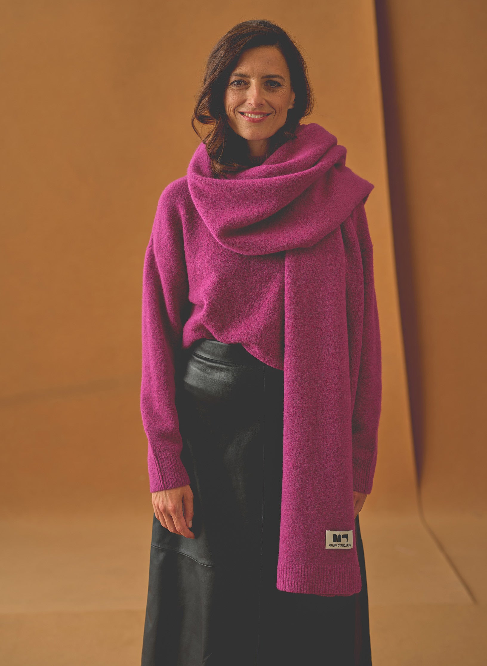 grande echarpe laine et fils 1