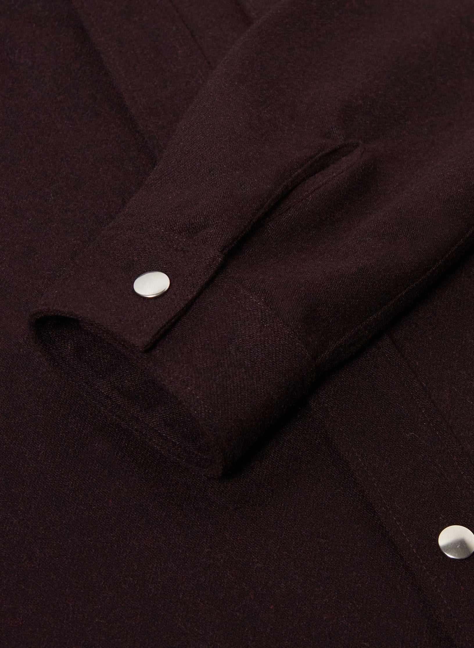 surchemise flanelle bordeaux homme