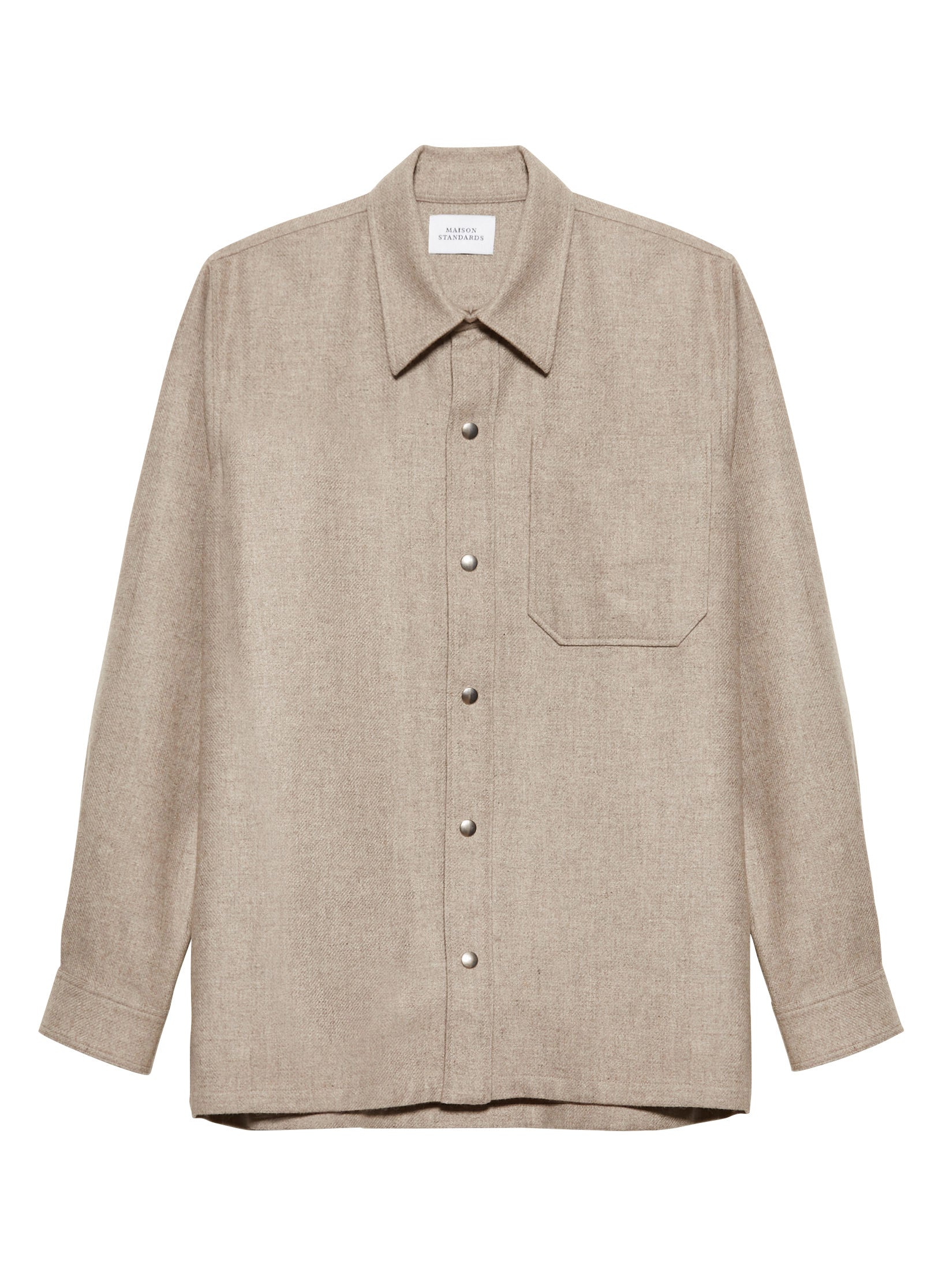 surchemise flanelle beige homme