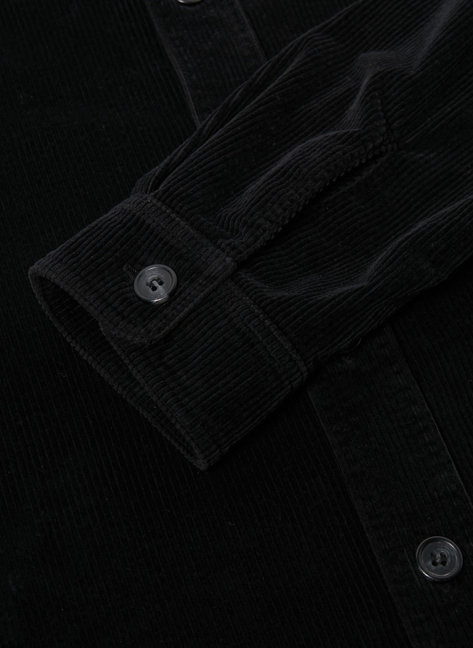 surchemise velours noire homme