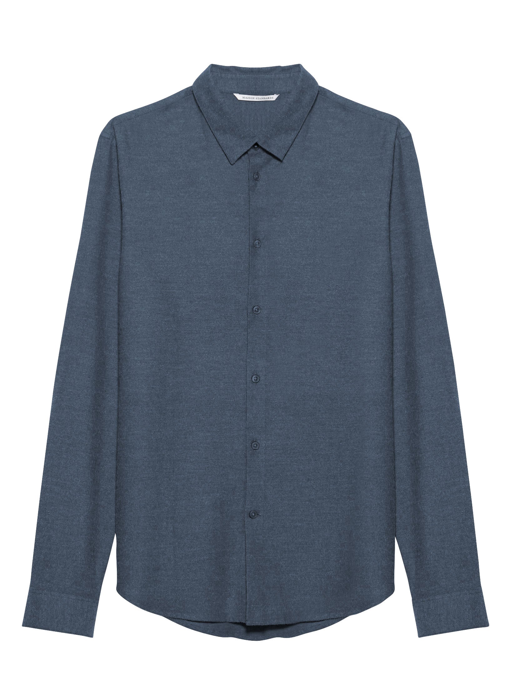 chemise flanelle bleu glacier homme