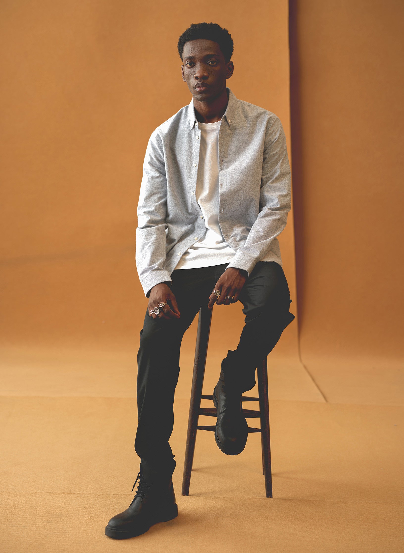 Chemise Flanelle Col Boutonne