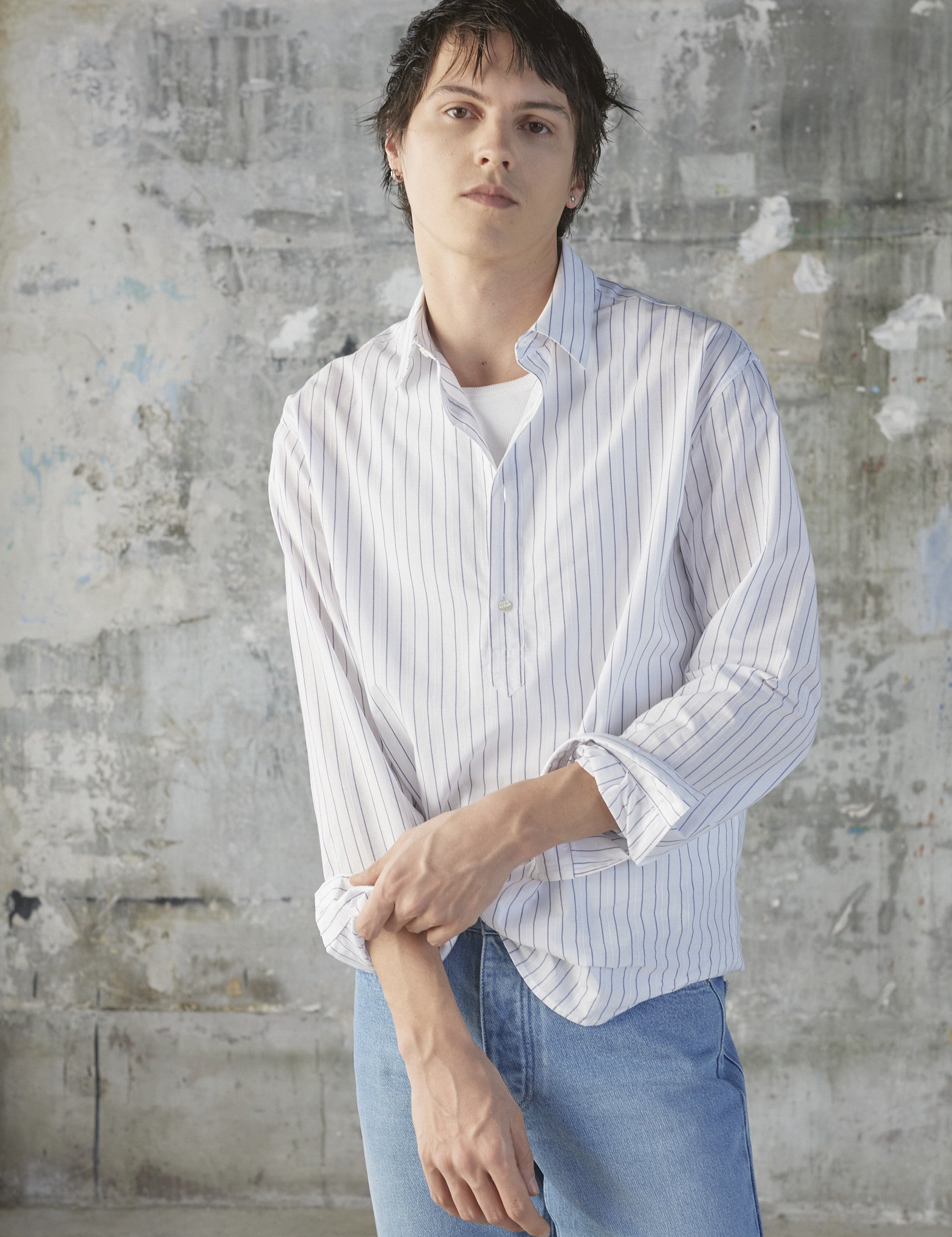 chemise peintre rayee 1