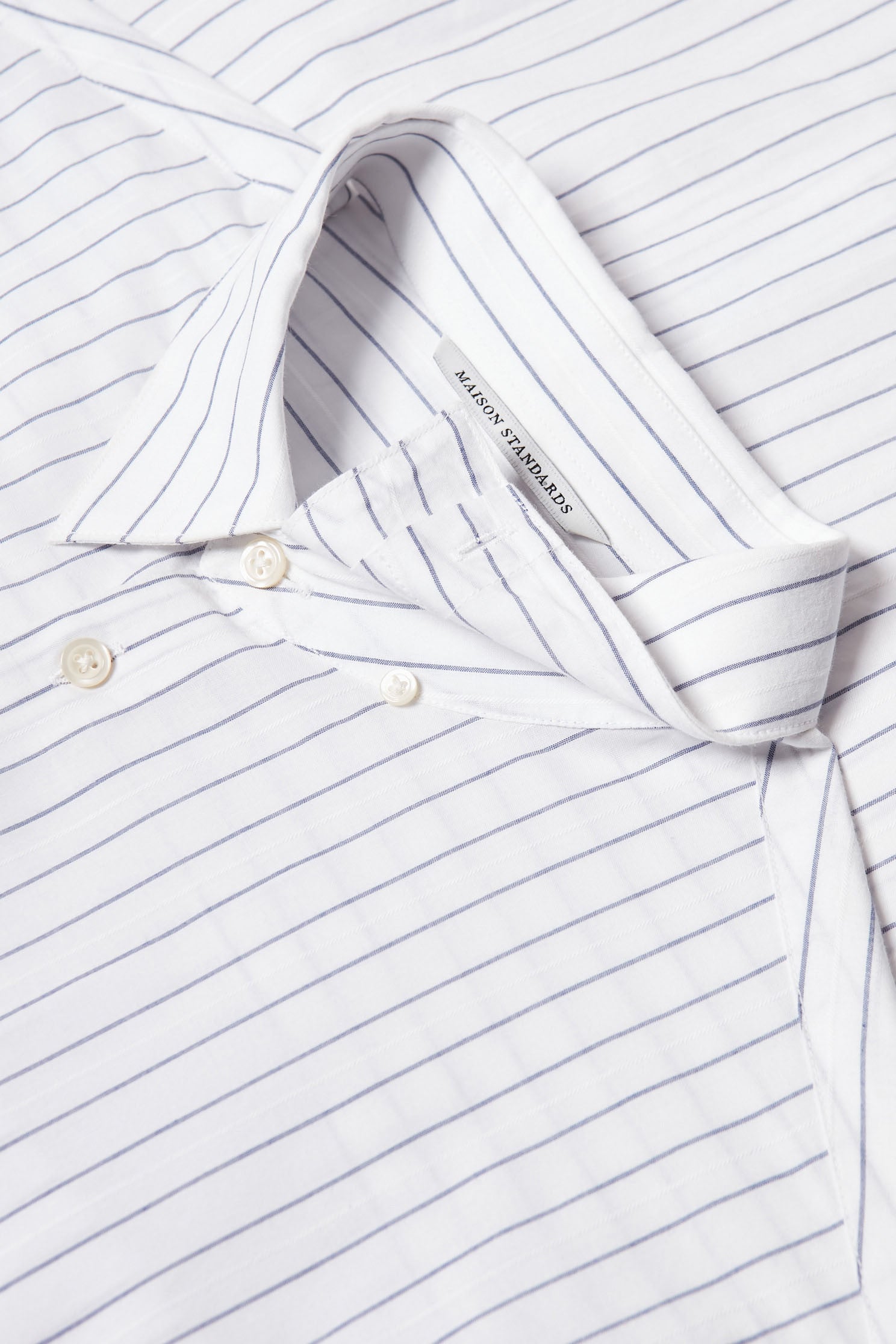 chemise rayure tissee