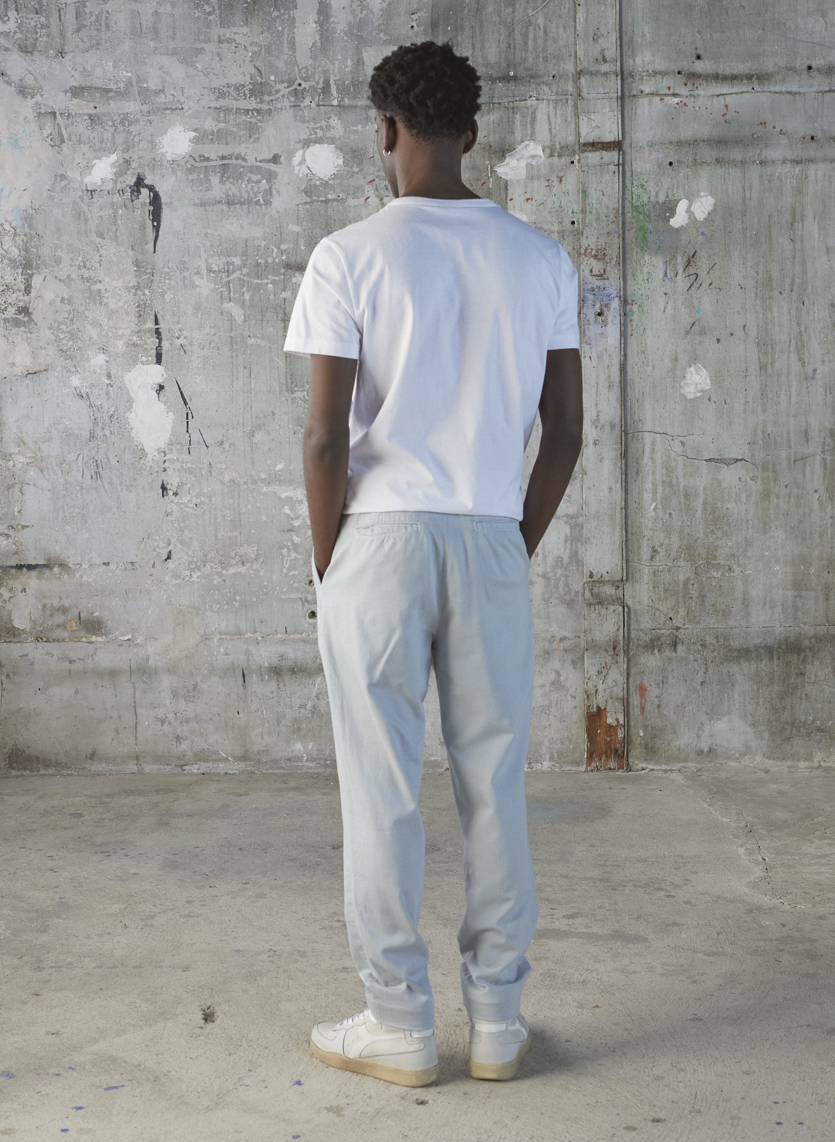 pantalon loose coton lyocell 1