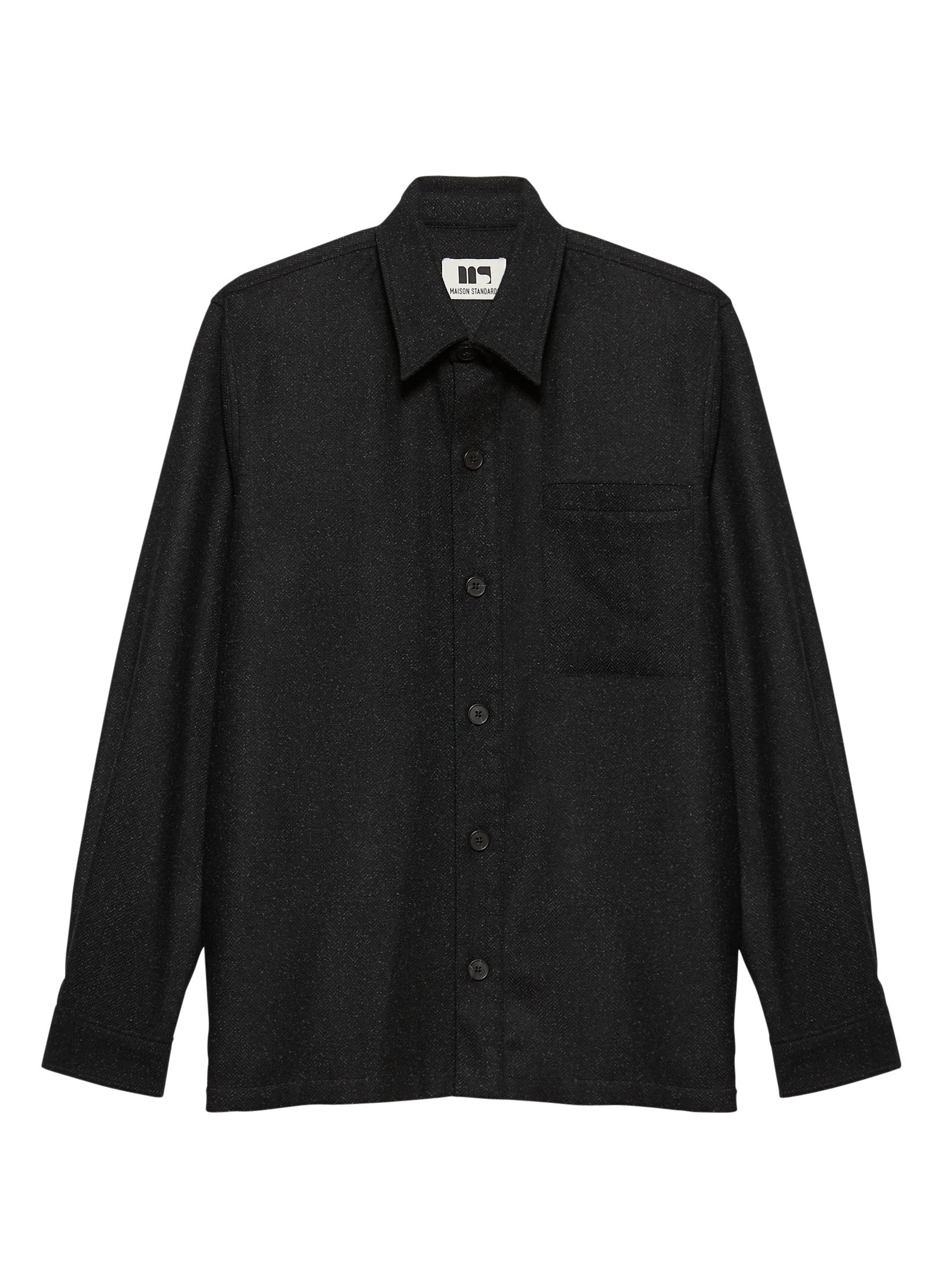 surchemise bill flanelle gris homme femme