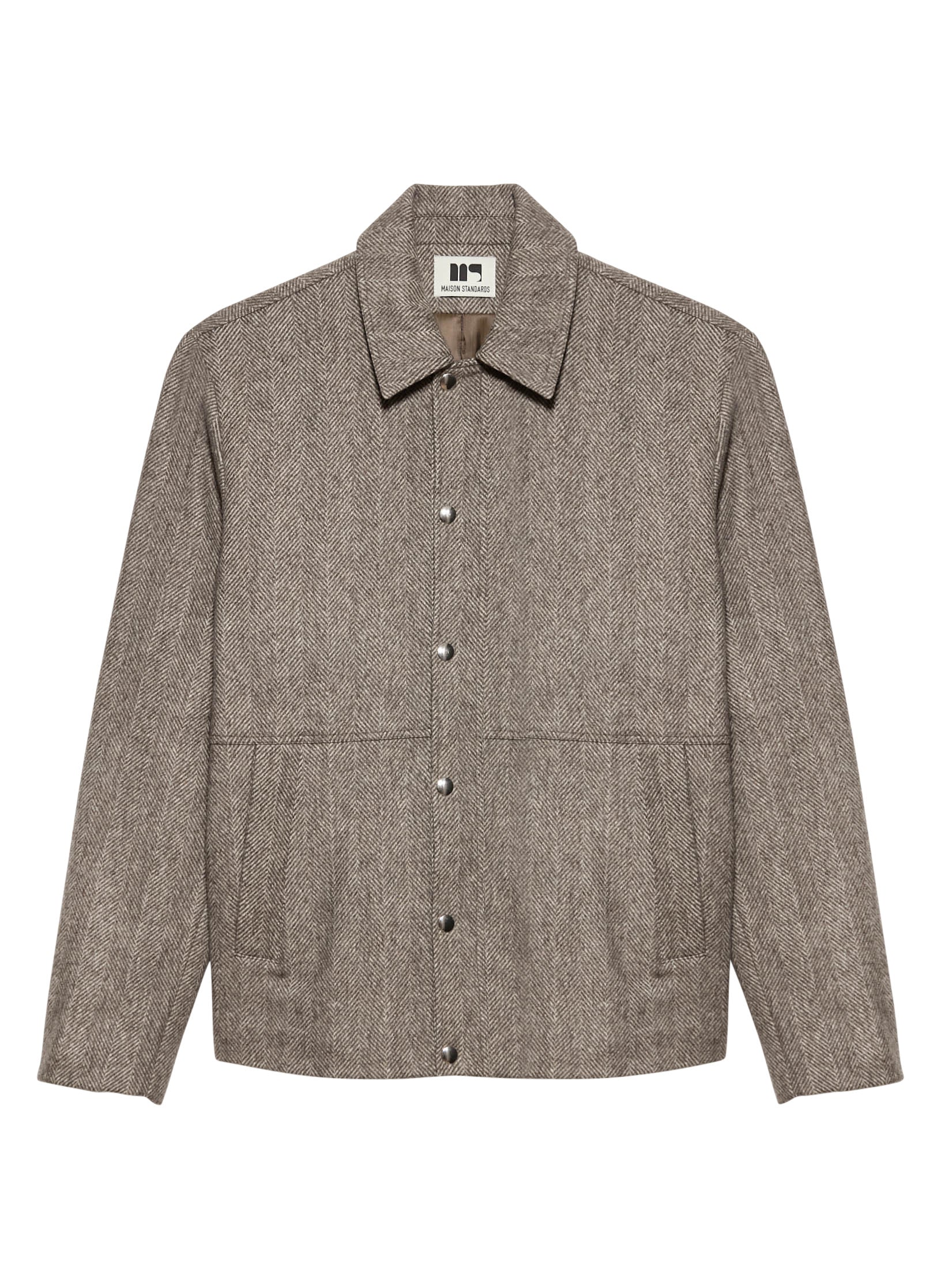 blouson chevron marron homme femme unisexe