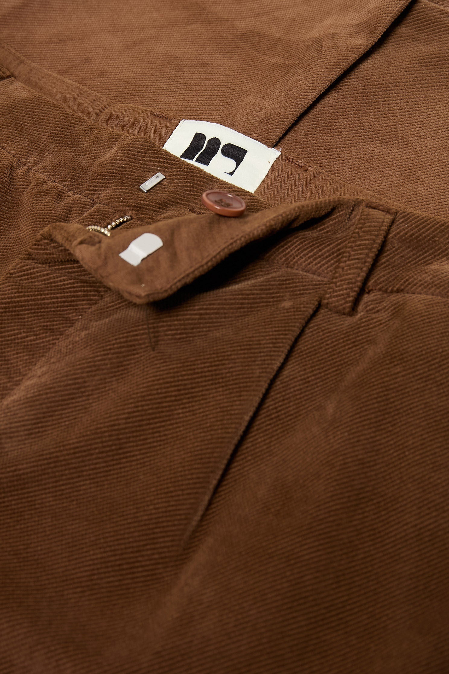 pantalon loose velours marron homme