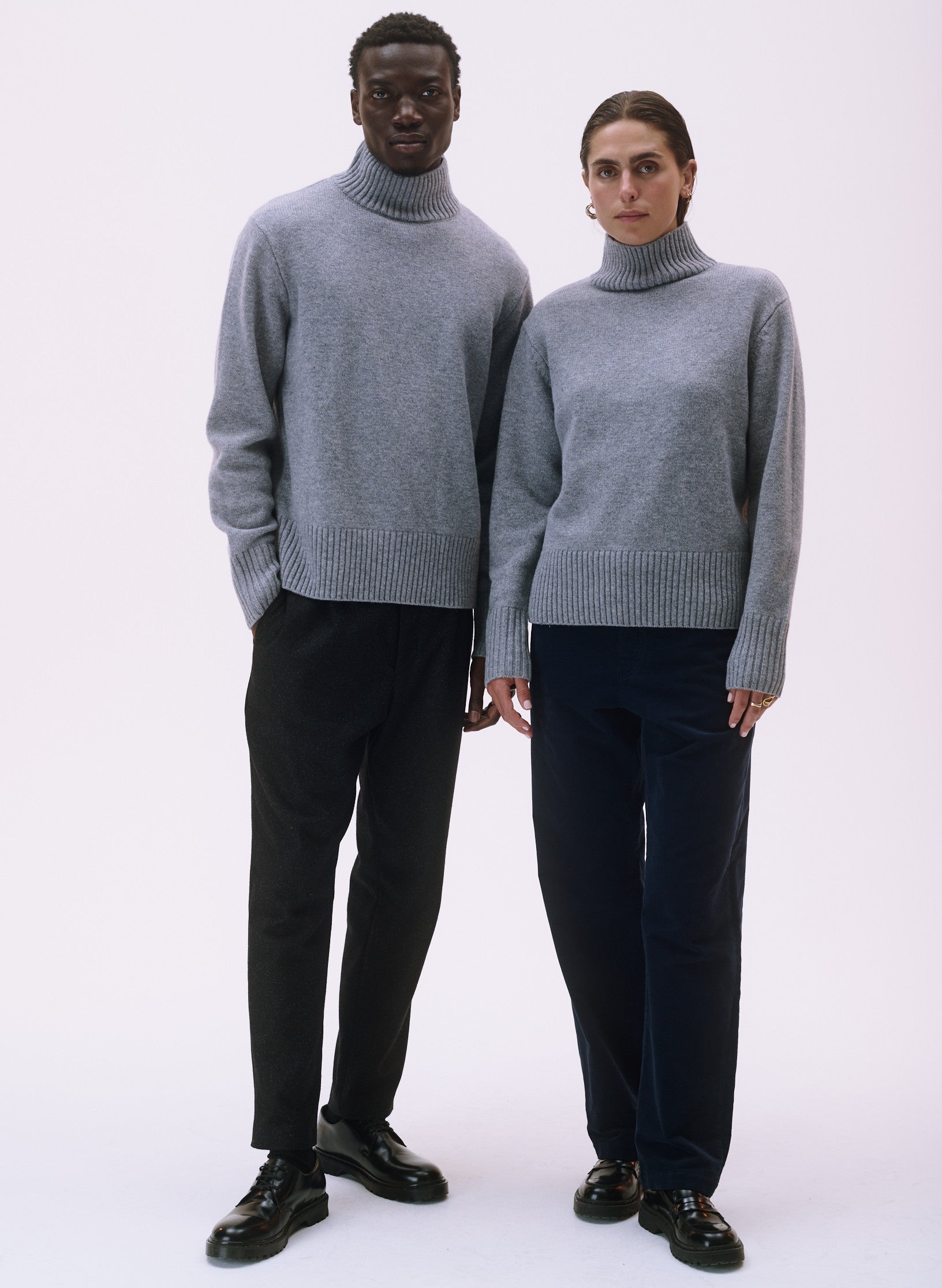 pantalon large velours homme femme unisexe bleu