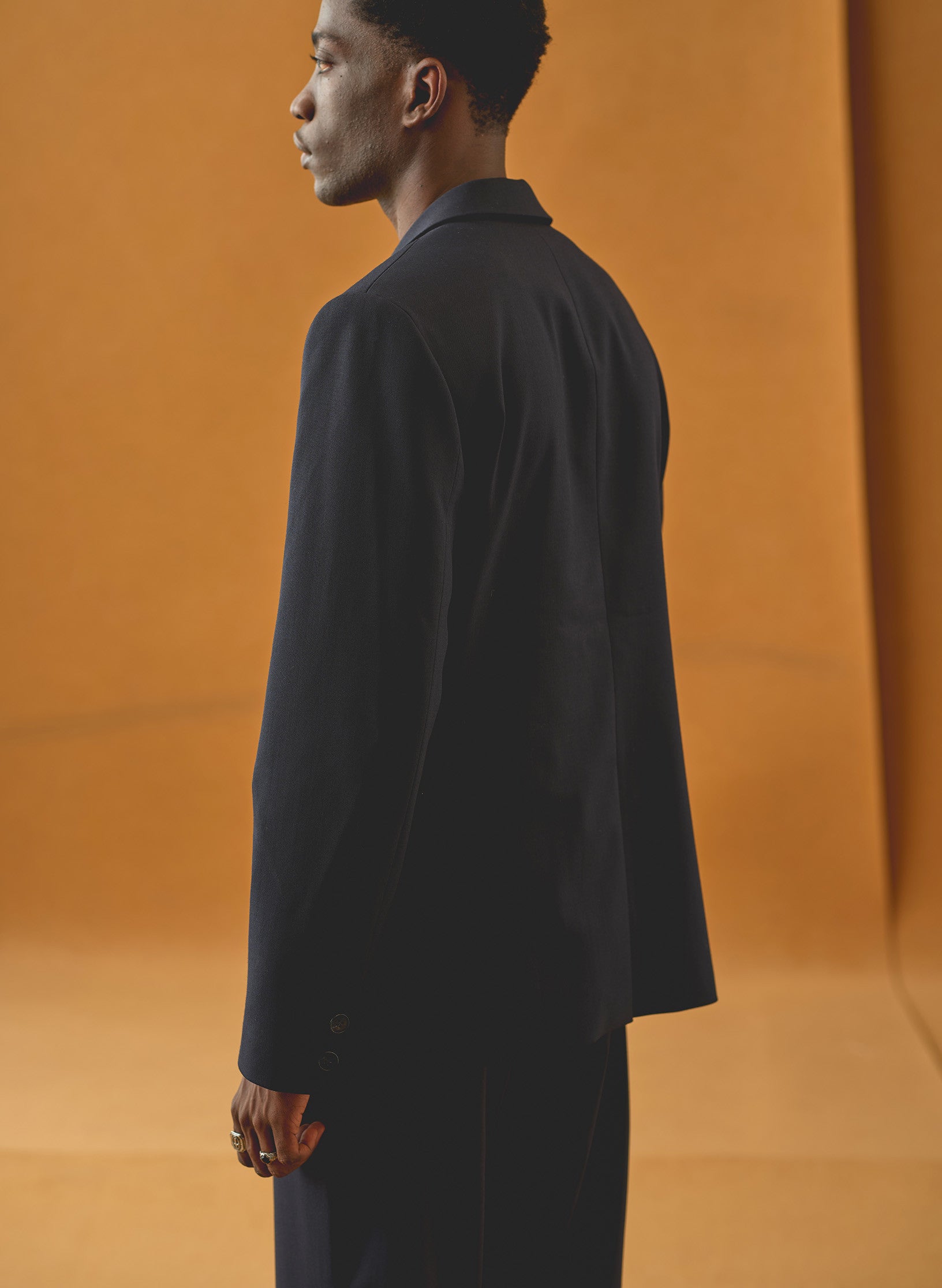 veste costume infroissable bleu homme