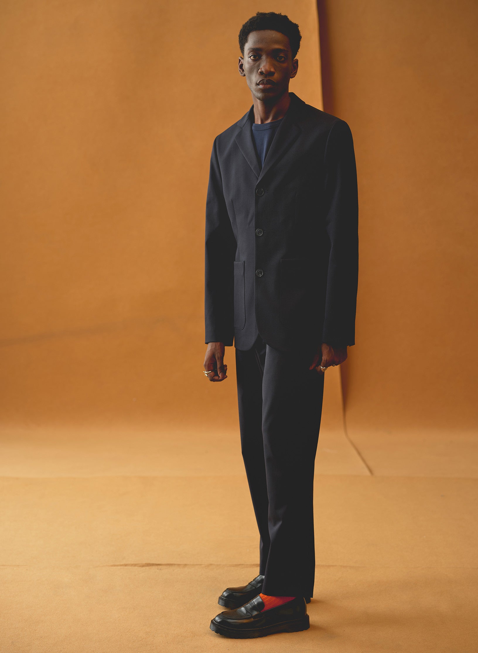 veste costume infroissable bleu homme