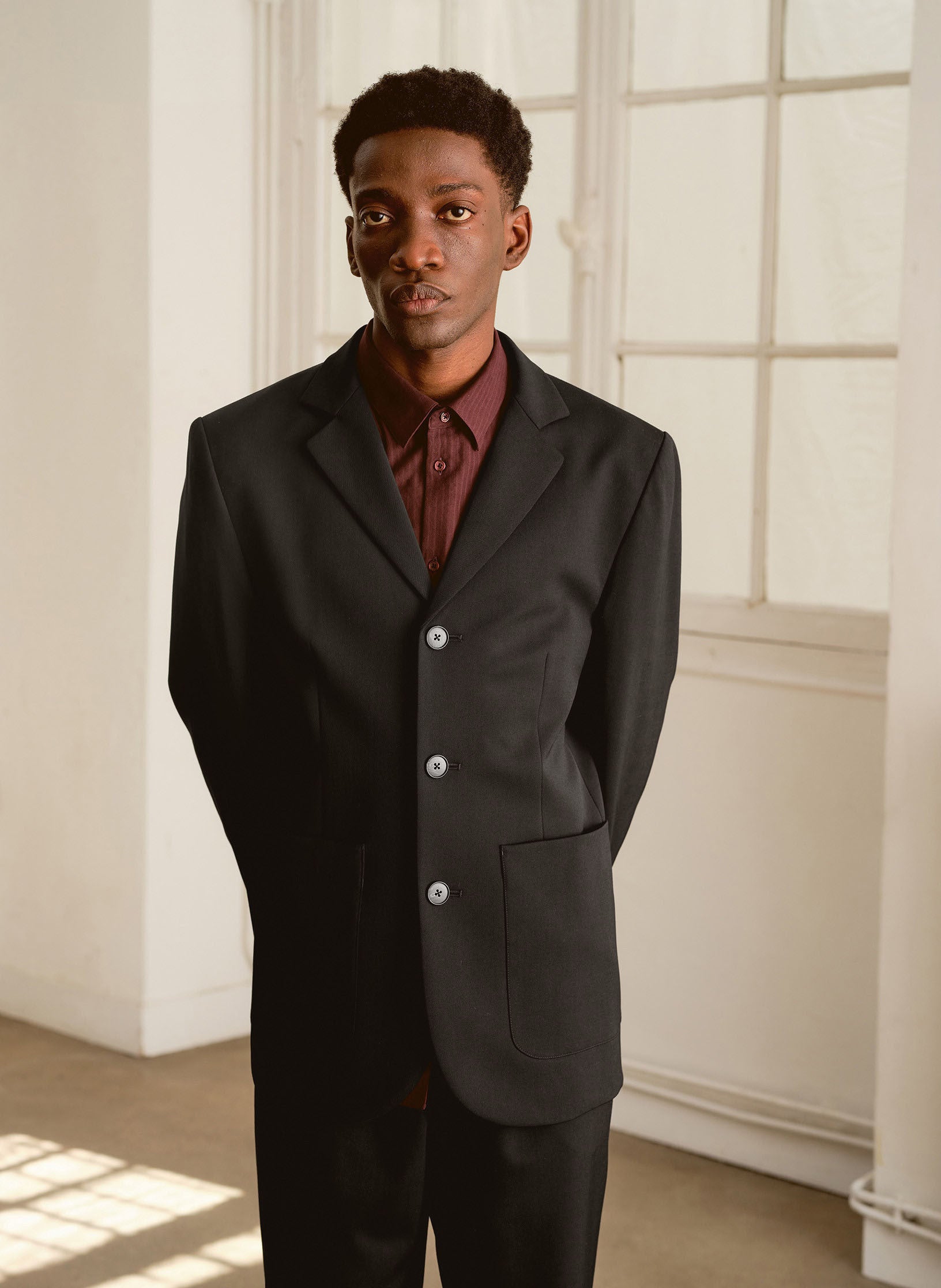 veste costume infroissable noir homme