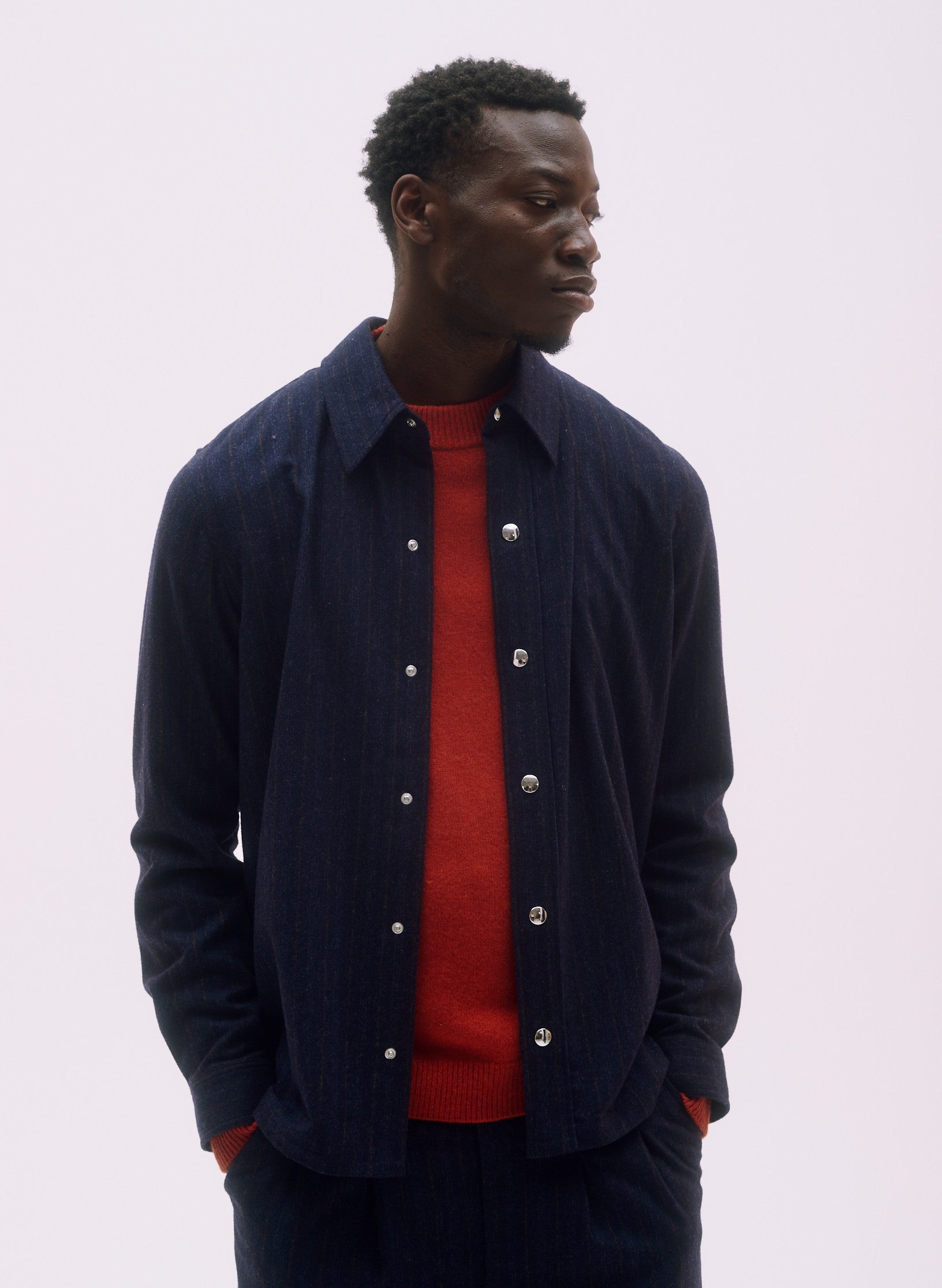 surchemise flanelle rayee bleu homme femme