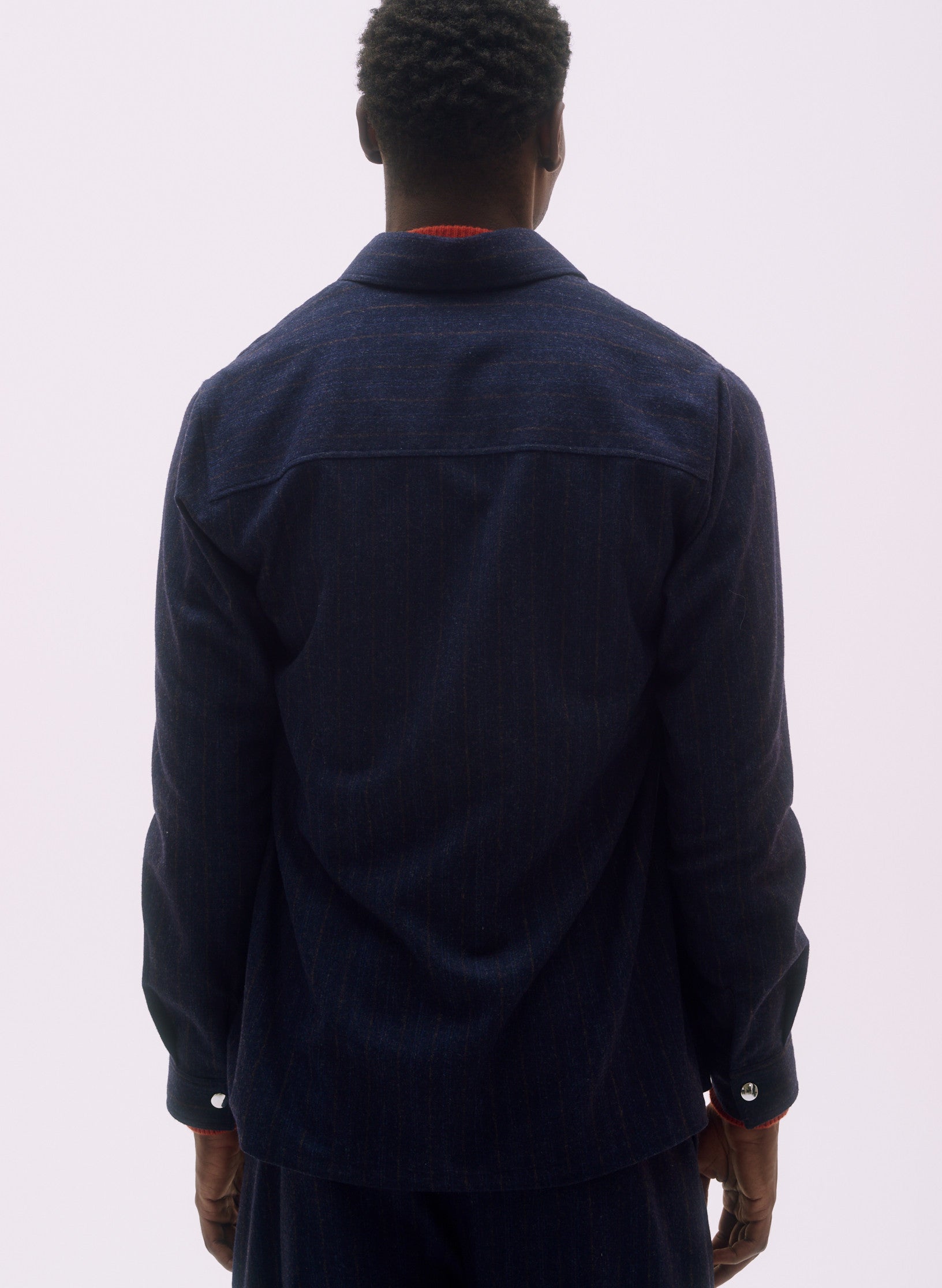 surchemise flanelle rayee bleu homme femme