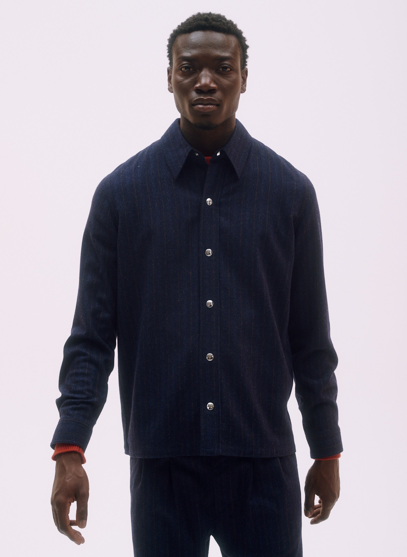 surchemise flanelle rayee bleu homme femme