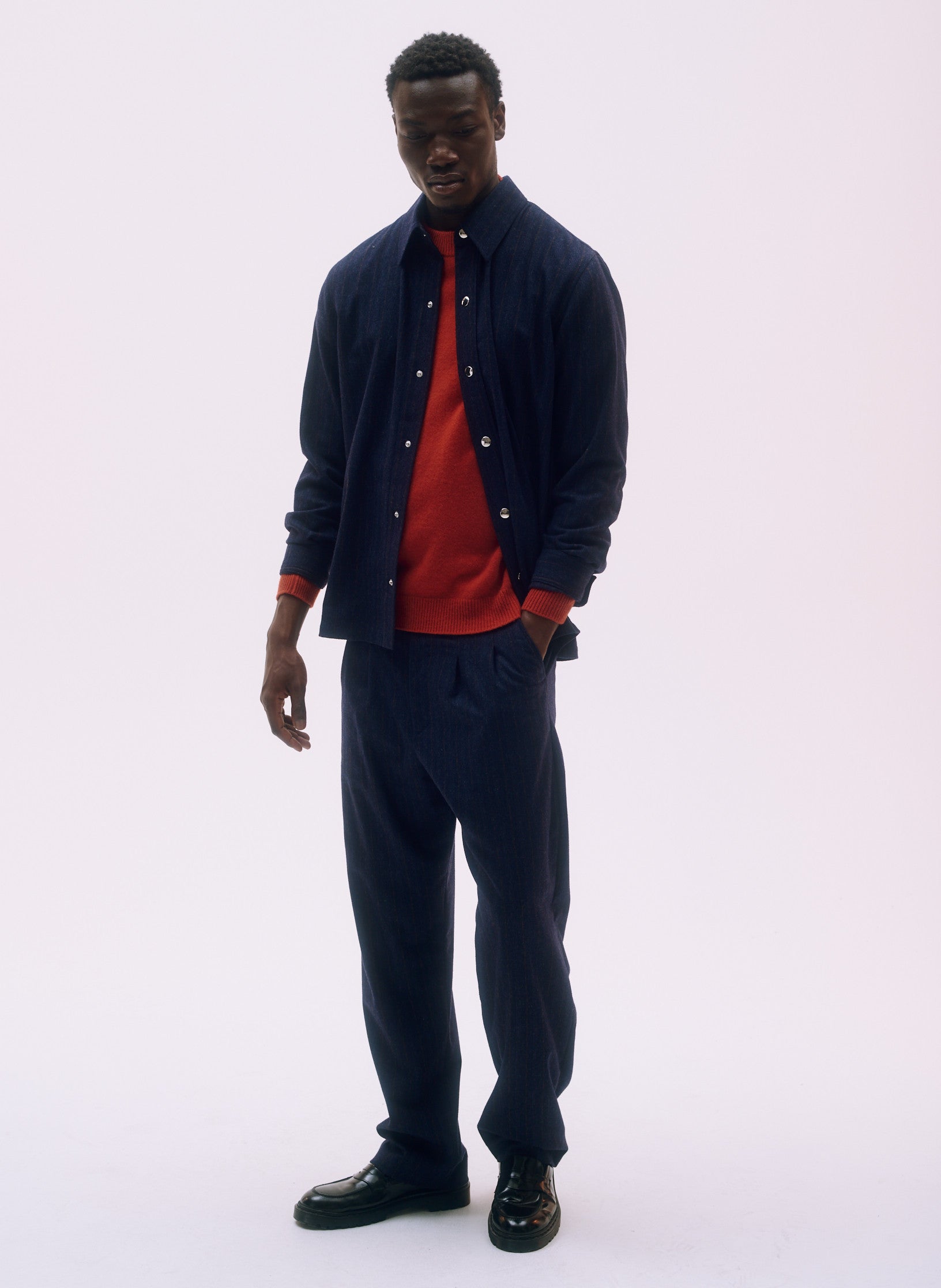 surchemise flanelle rayee bleu homme femme