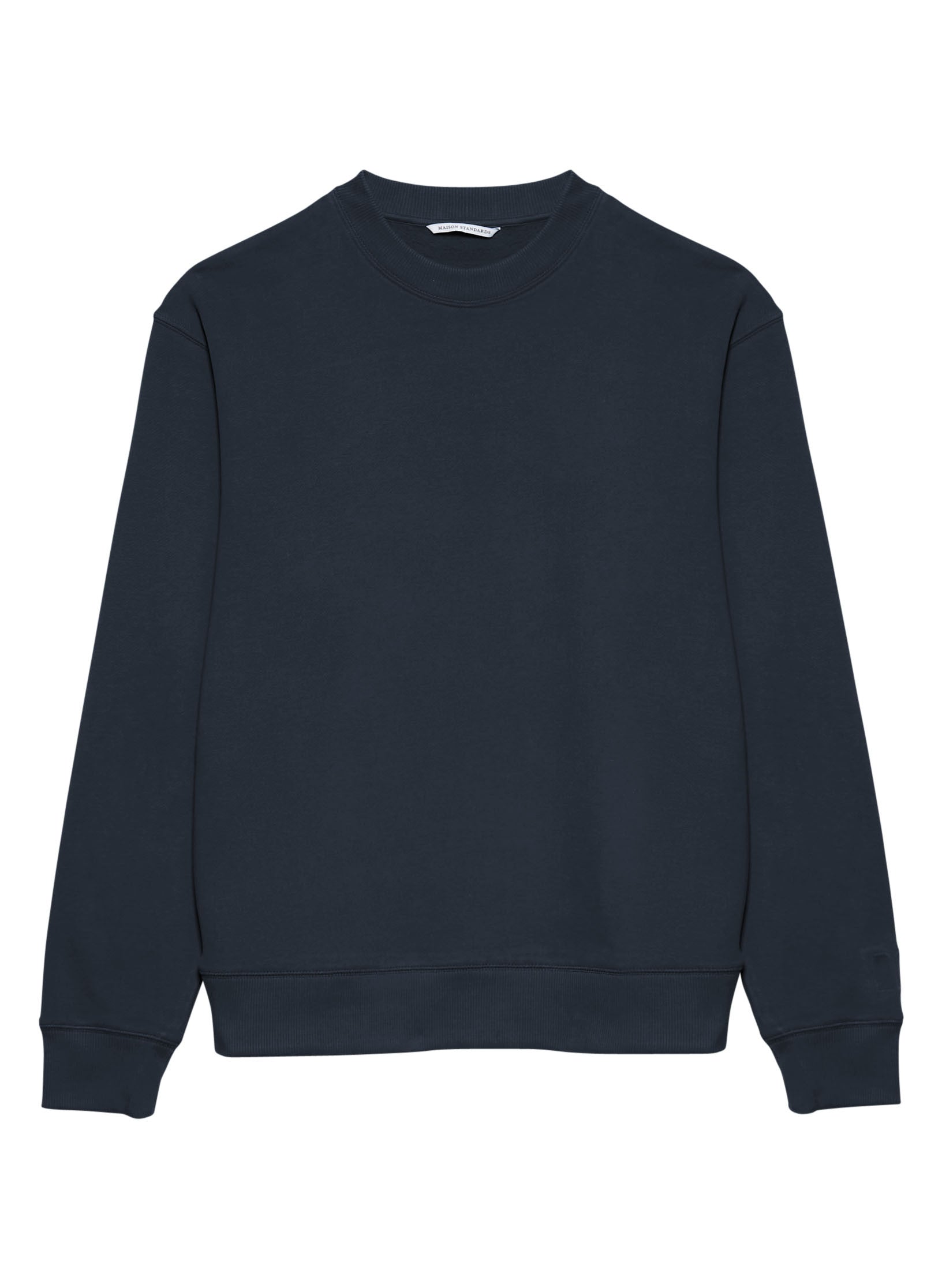 sweat loose unisexe homme femme bleu molleton