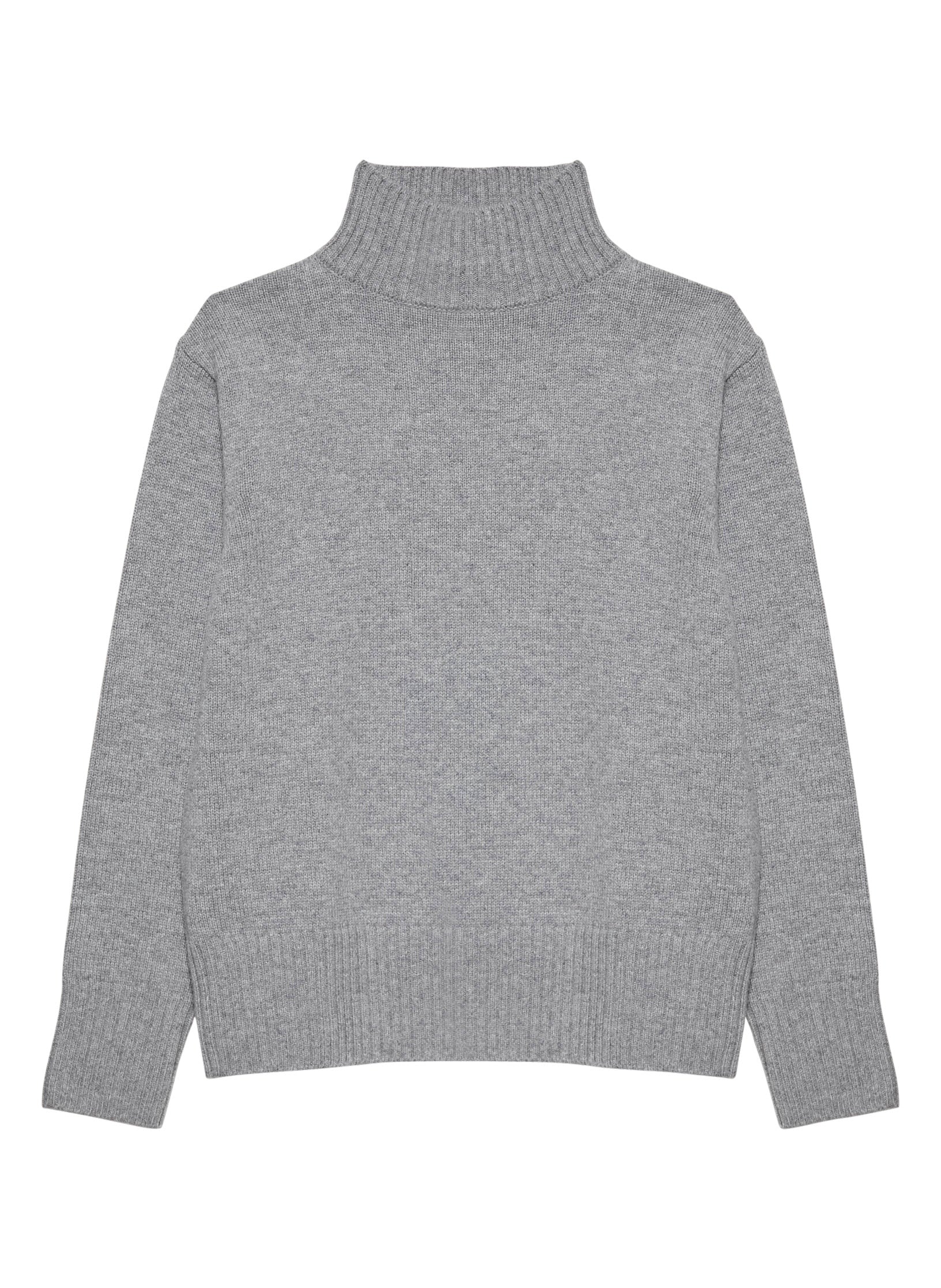 pull oversized 100 laine col montant homme femme unisexe