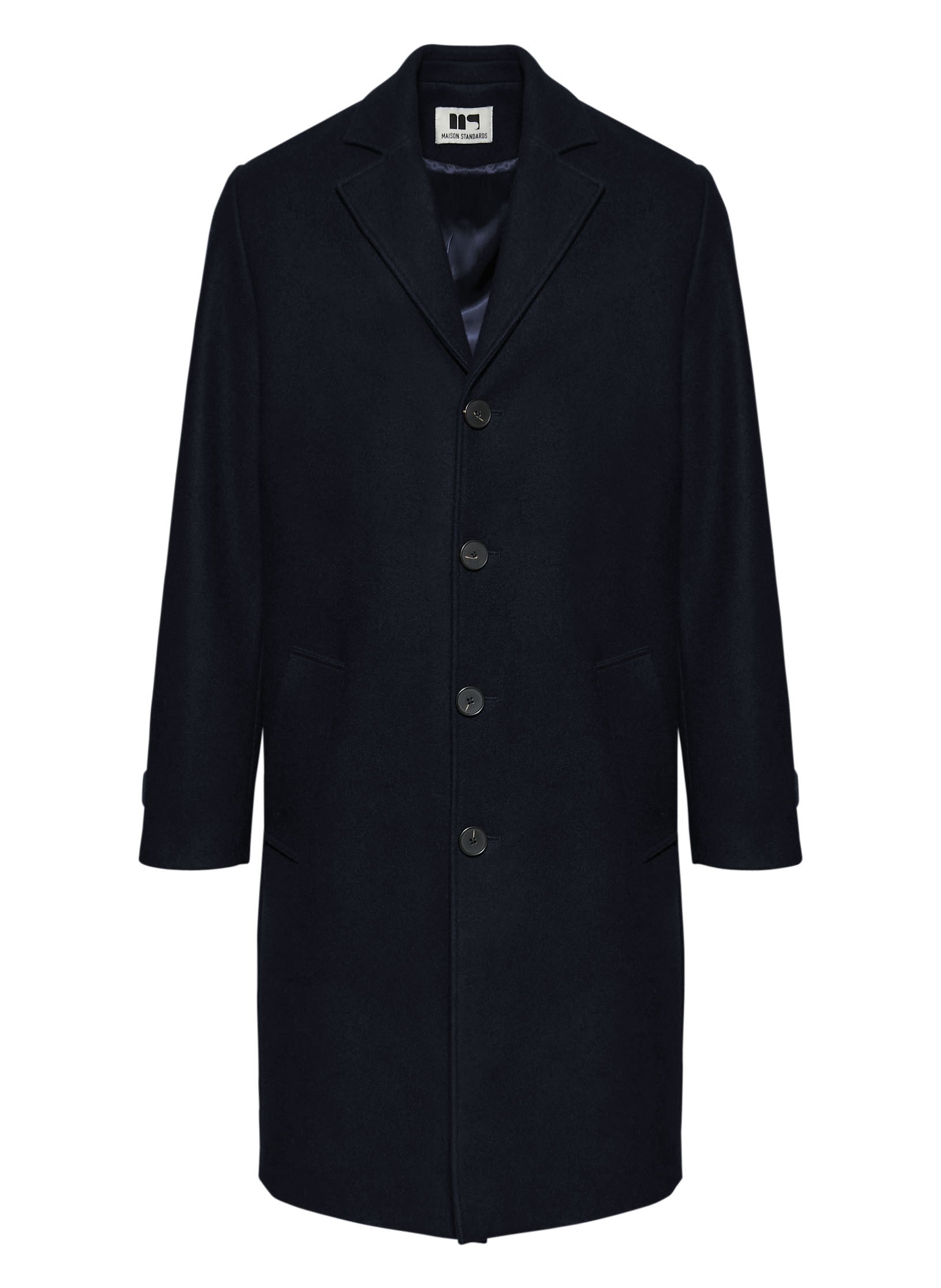 manteau pardessus laine unisexe homme femme bleu