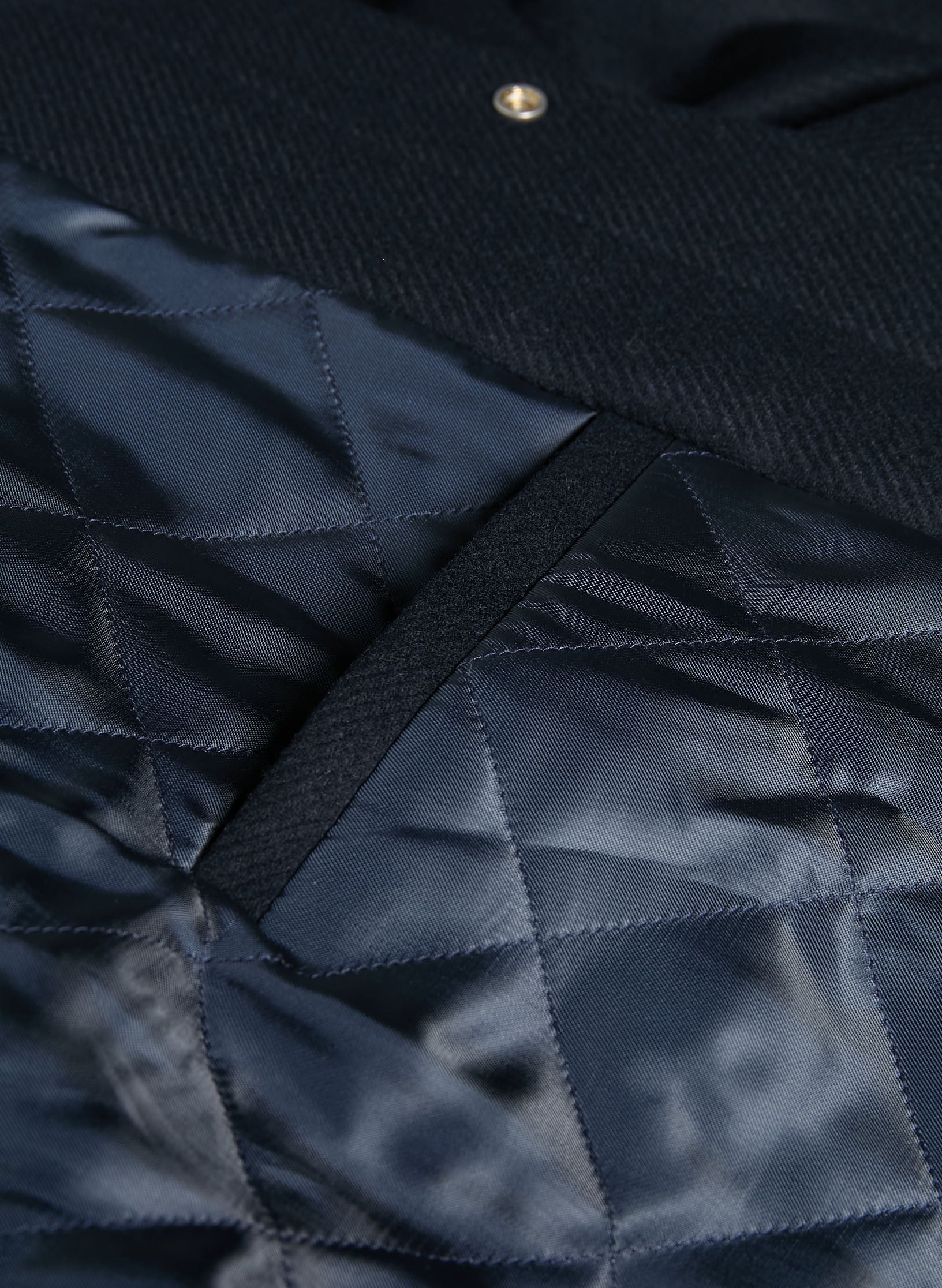 blouson laine homme marine