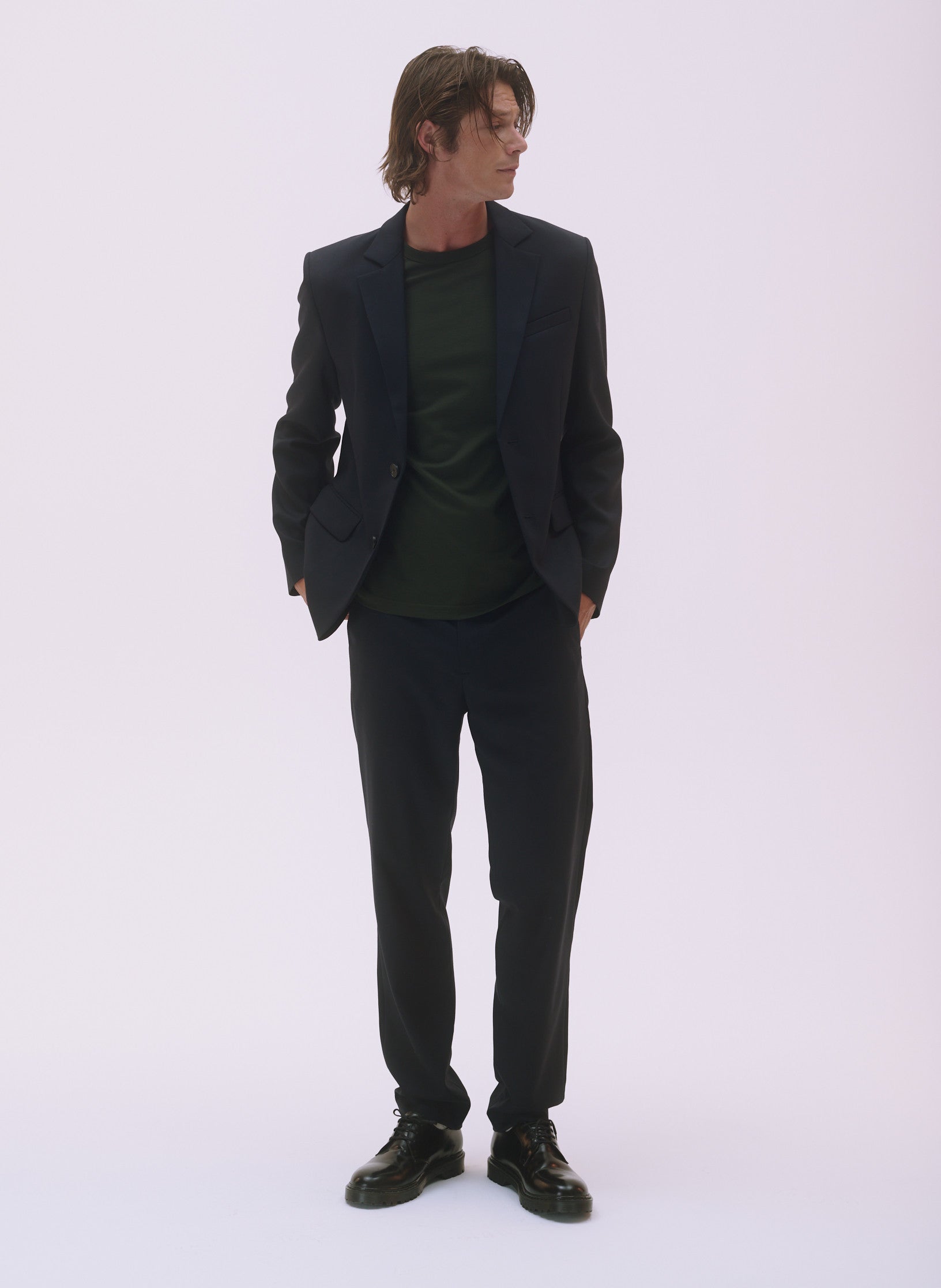 Veste Costume Laine Astoria -  Marine