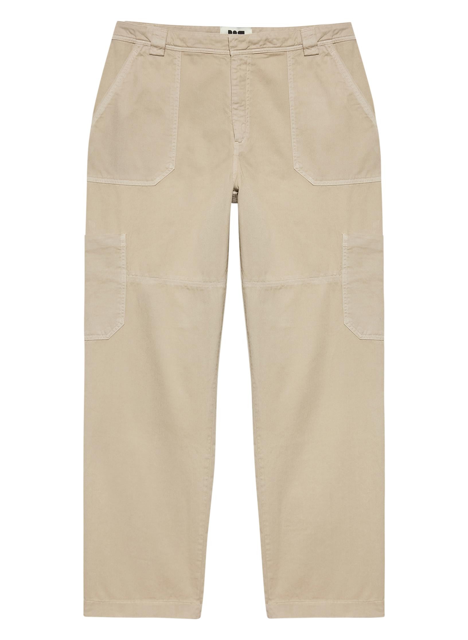 cargo pantalon loose beige homme femme unisexe