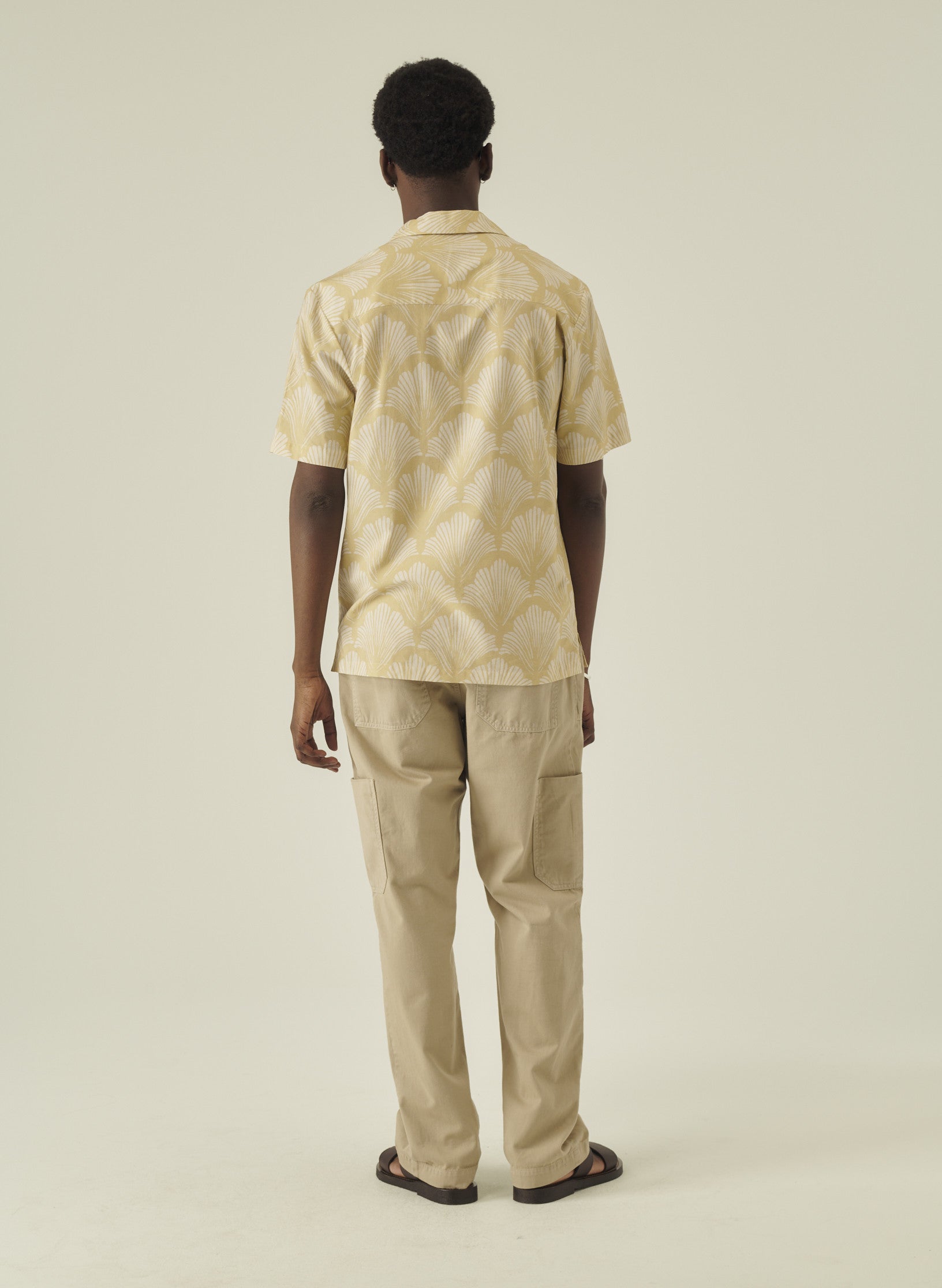 cargo pantalon loose beige homme femme unisexe