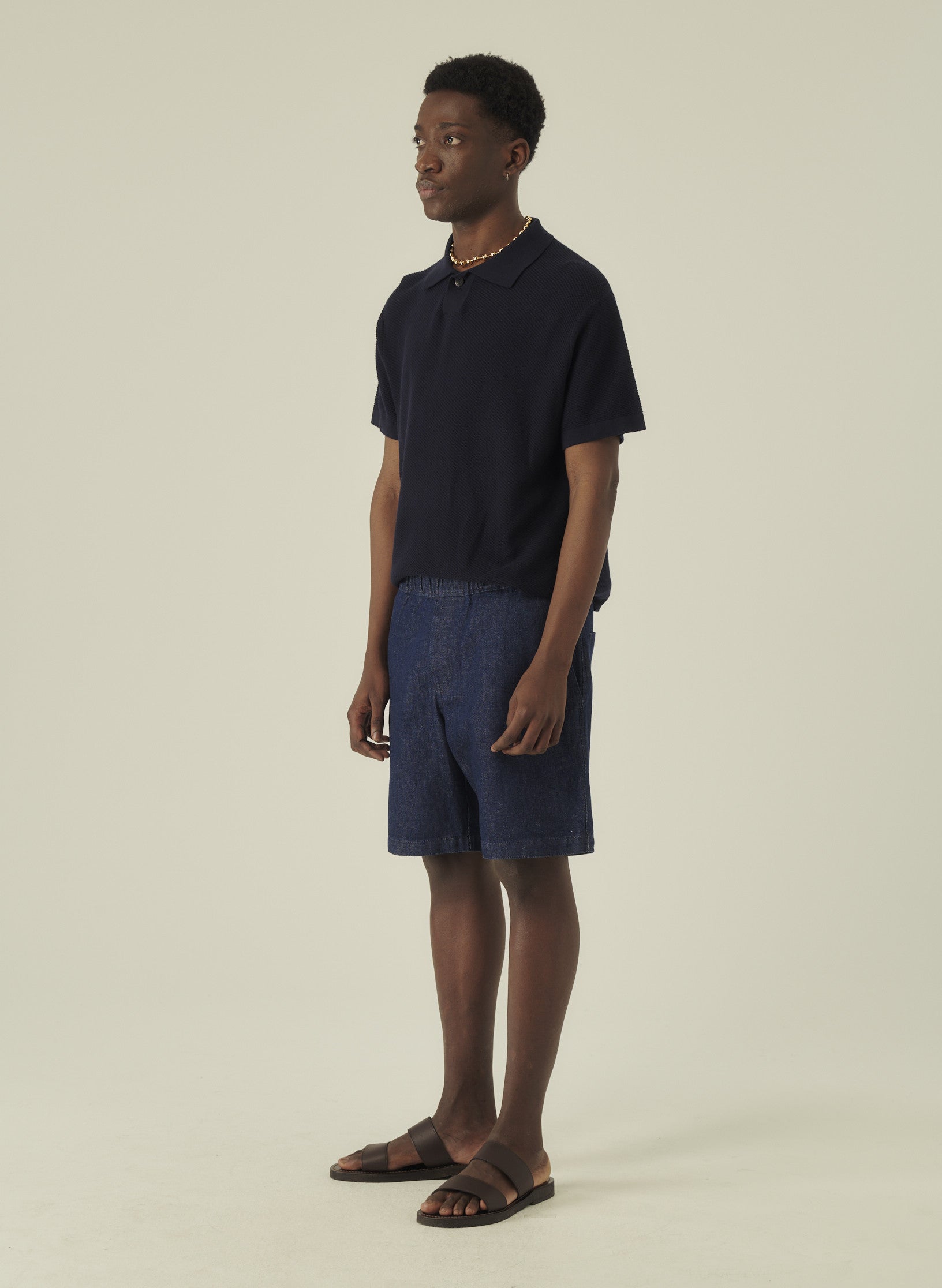 polo coton manche courte bleu homme femme unisexe