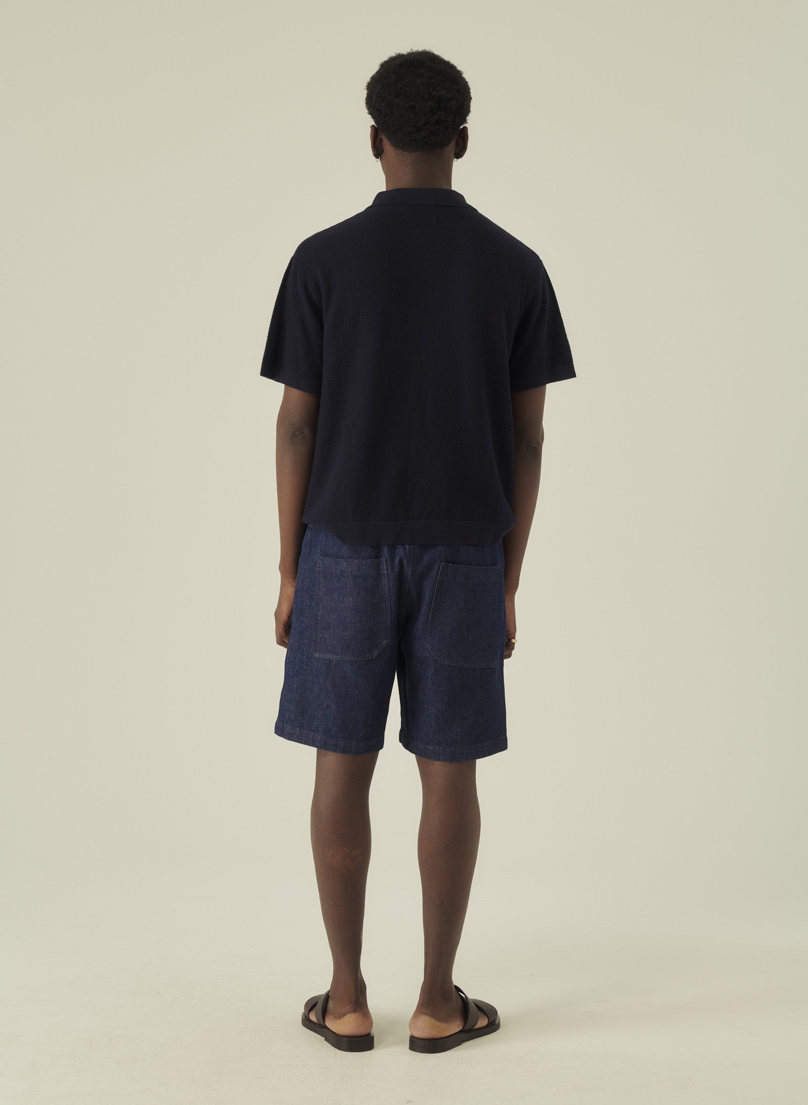 polo coton manche courte bleu homme femme unisexe