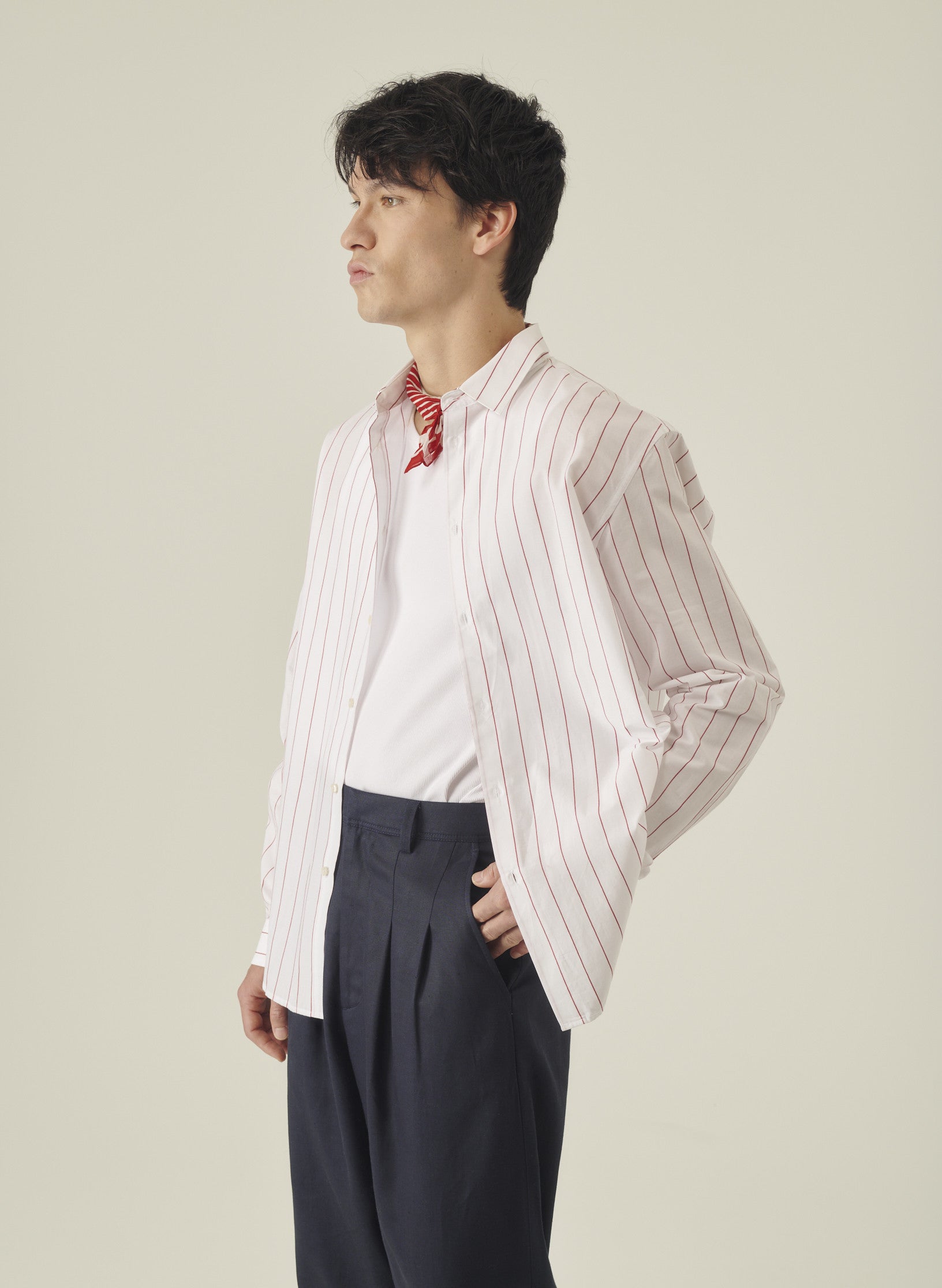 Chemise Loose Rayée