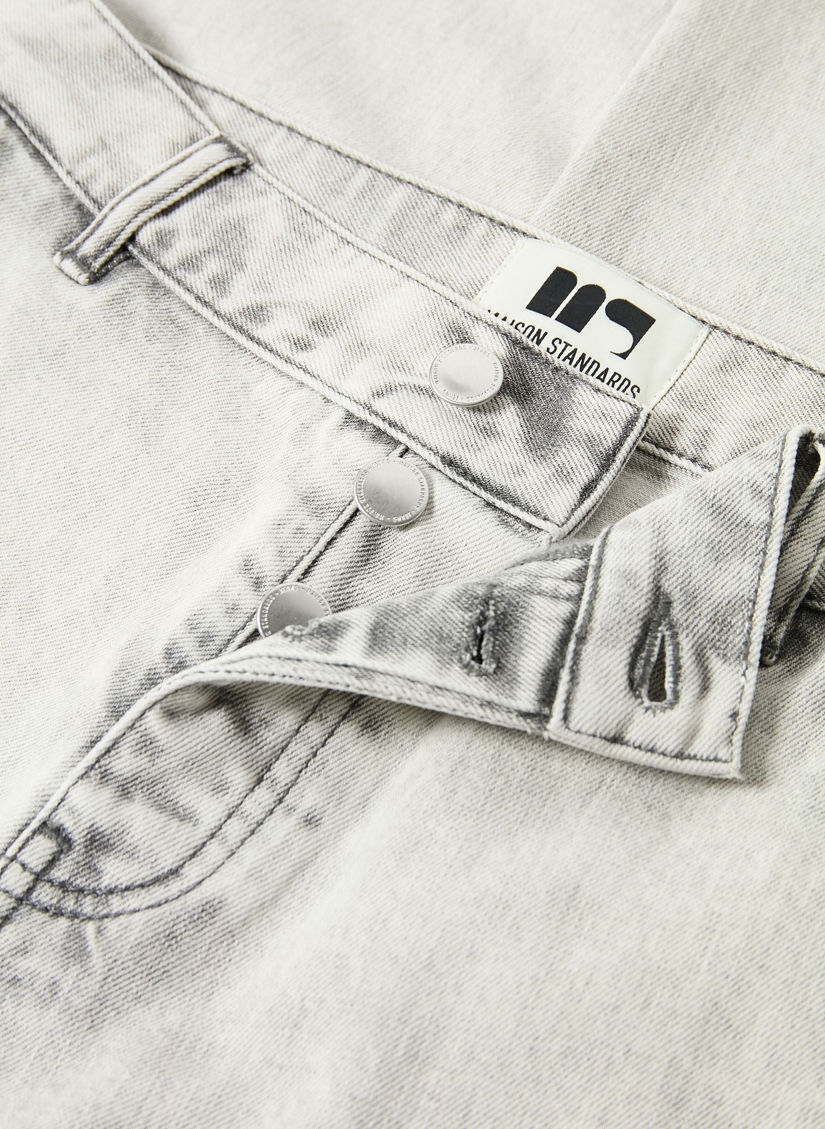 jean cadix relaxed denim gris homme femme unisexe