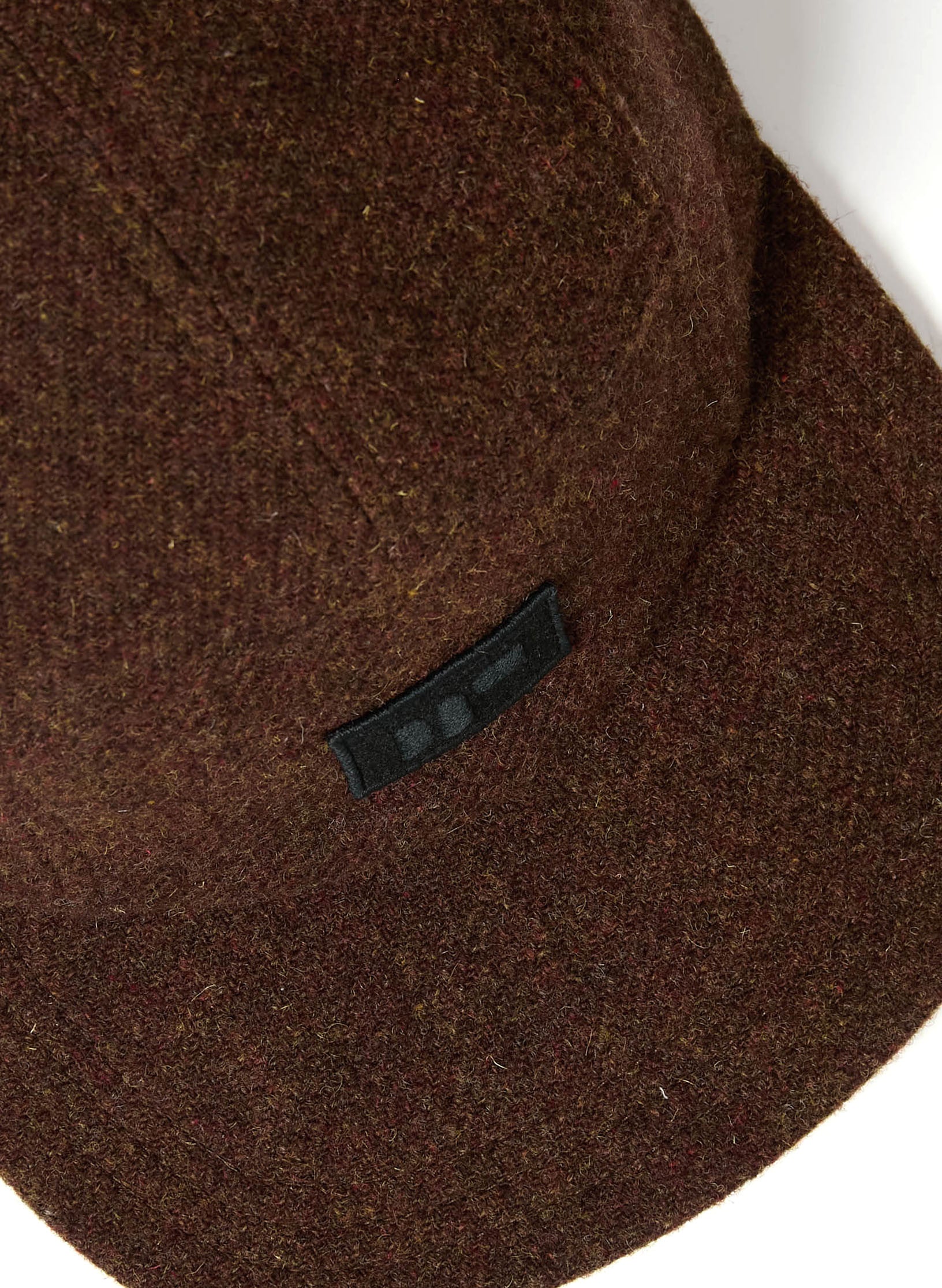 casquette tweed unisexe marron homme femme laine