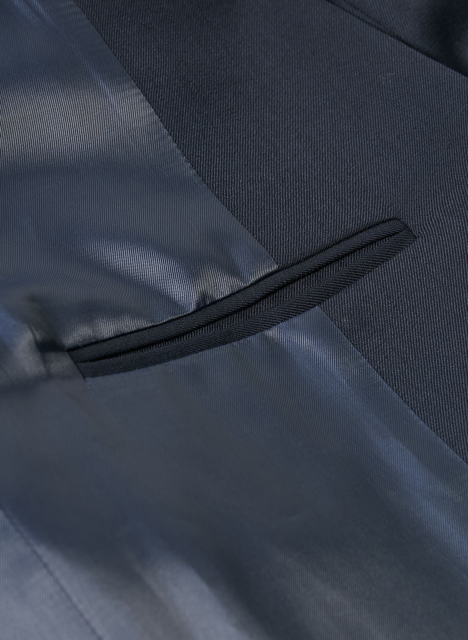 veste 2 boutons coton lyocell bleu homme