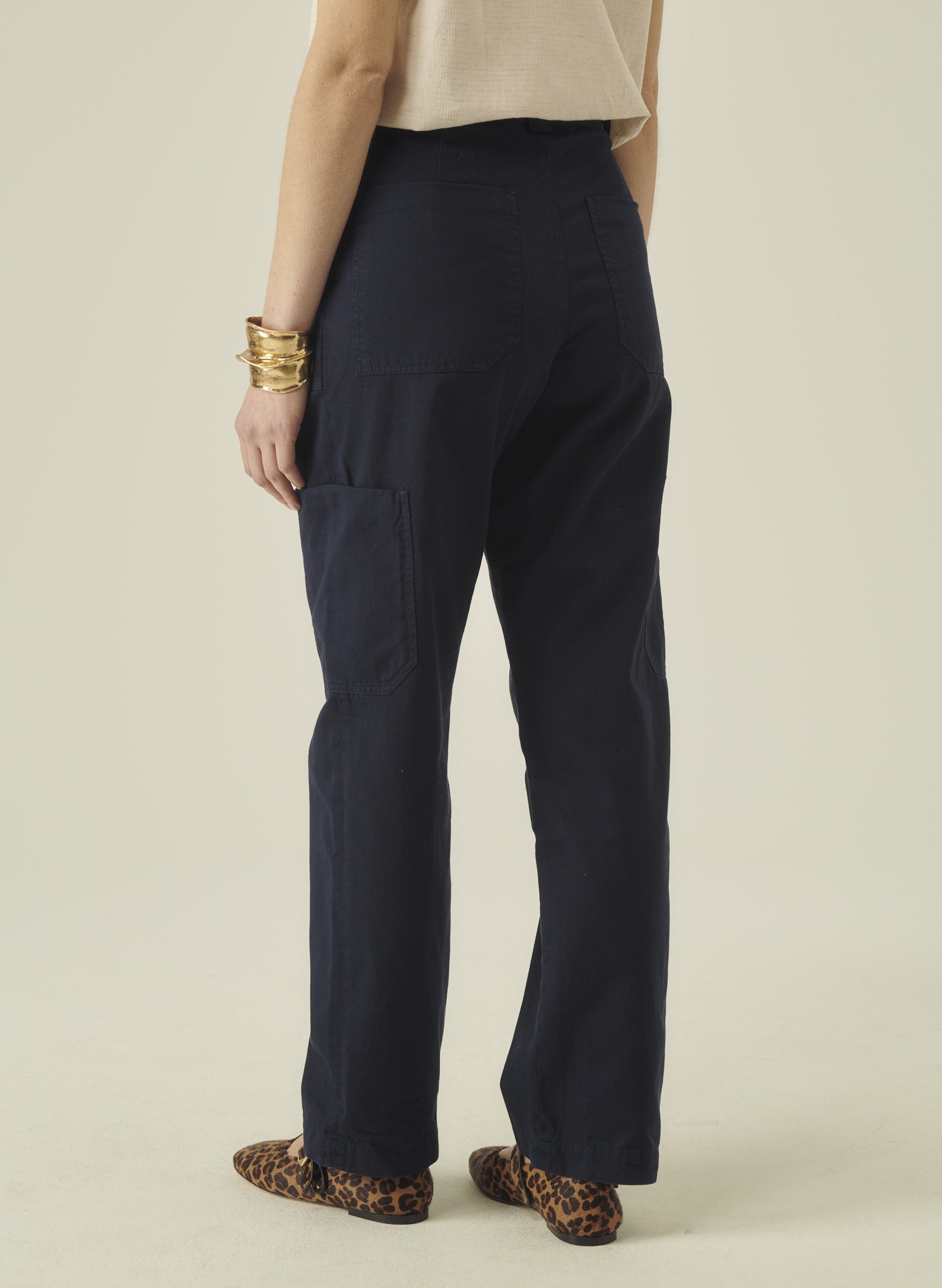 cargo pantalon loose bleu homme femme unisexe