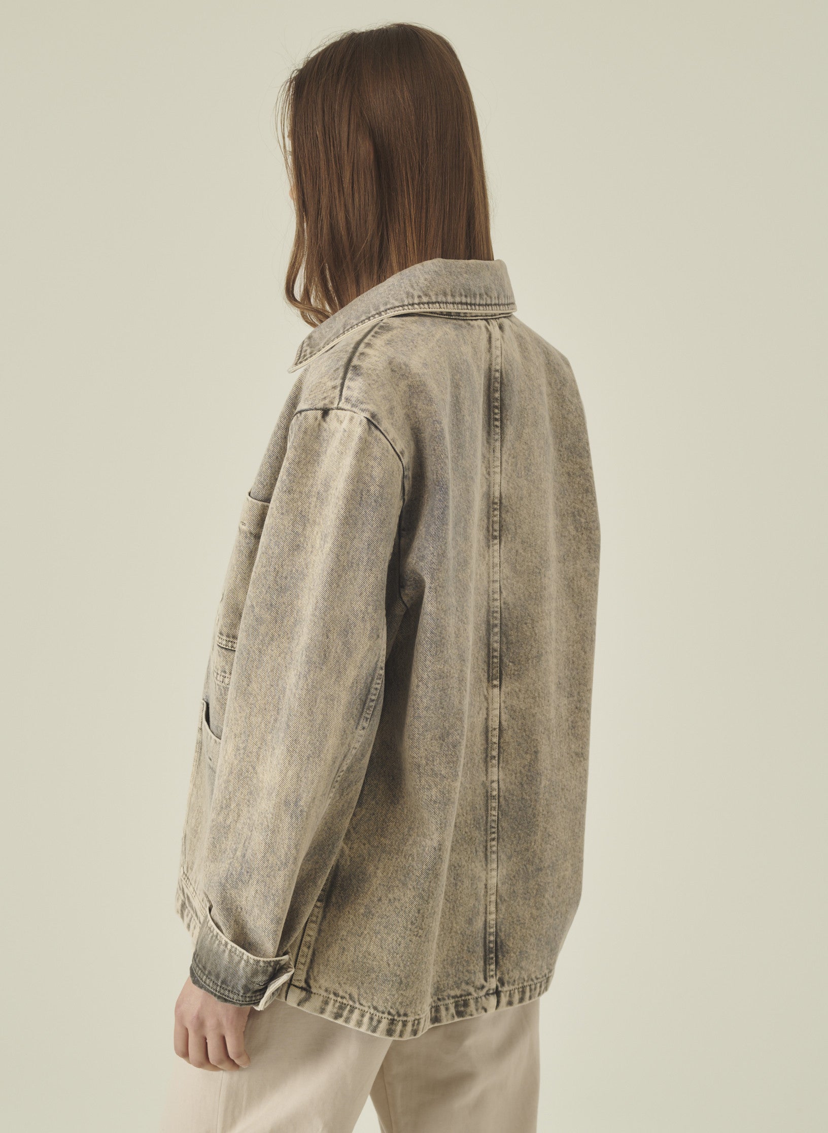 veste peintre denim belave homme femme unisexe