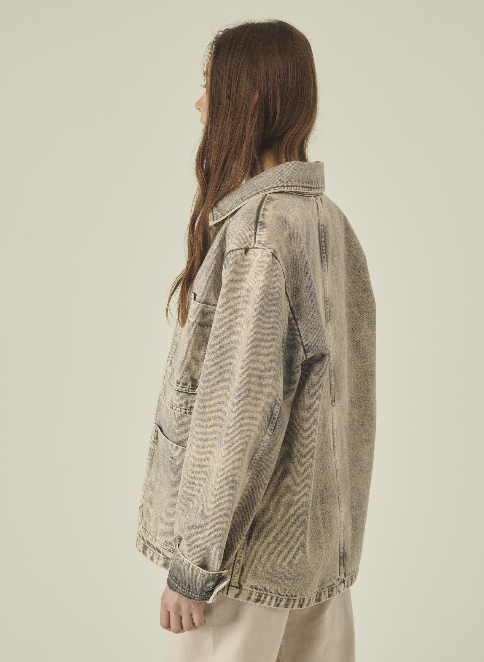 veste peintre denim belave homme femme unisexe