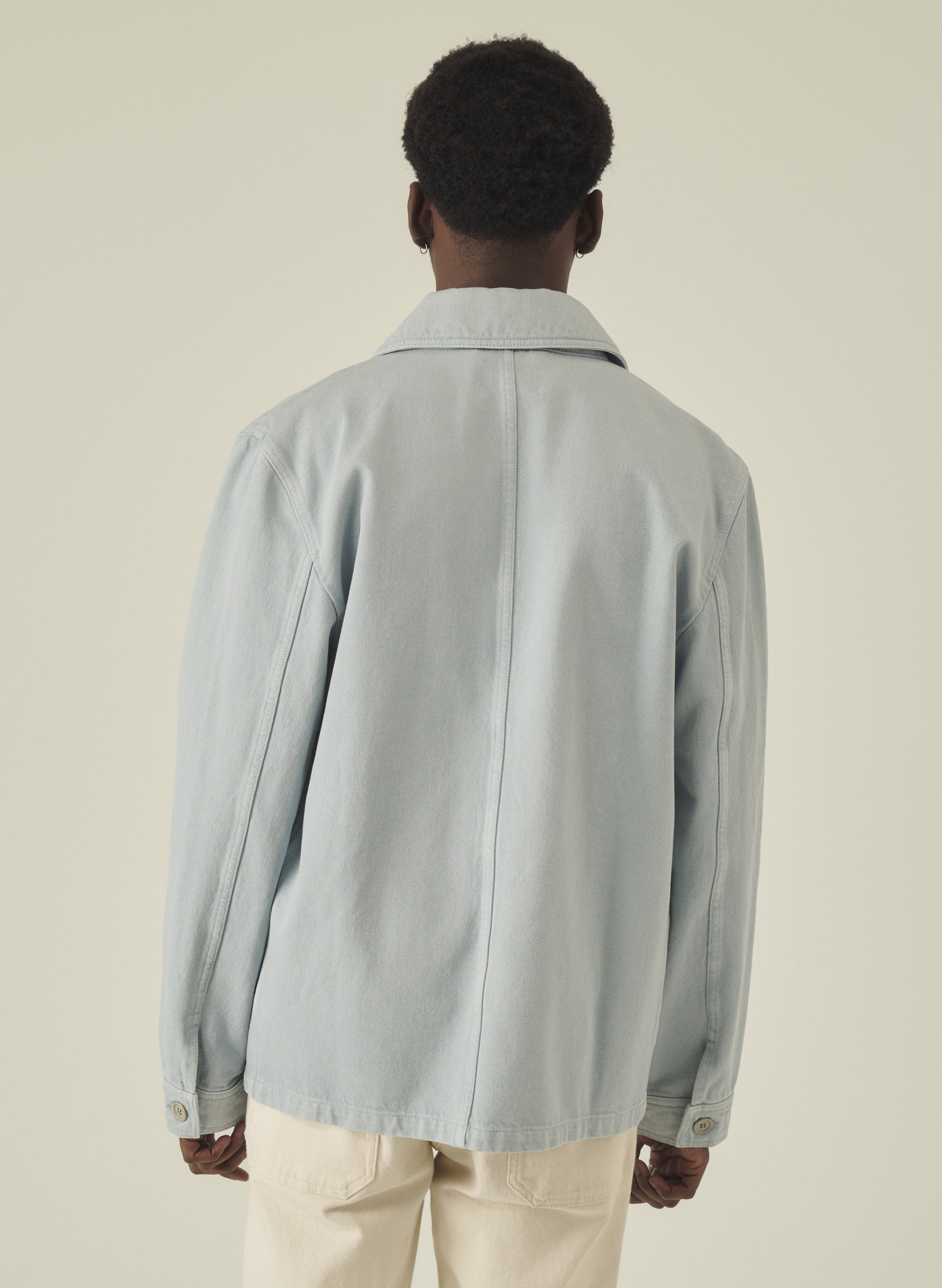 veste peintre bleu homme femme unisexe