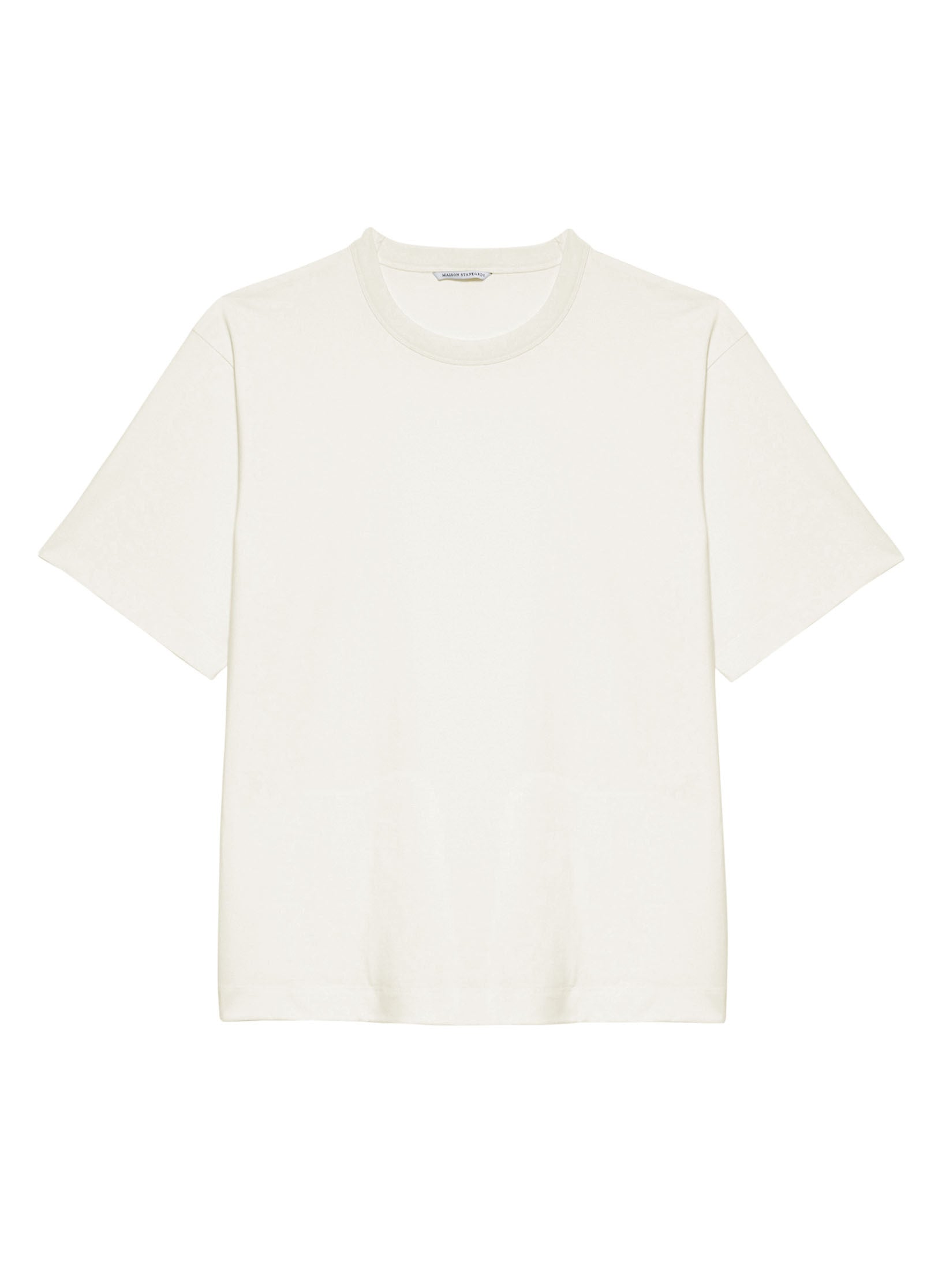t shirt mc oversized coton ecru homme femme