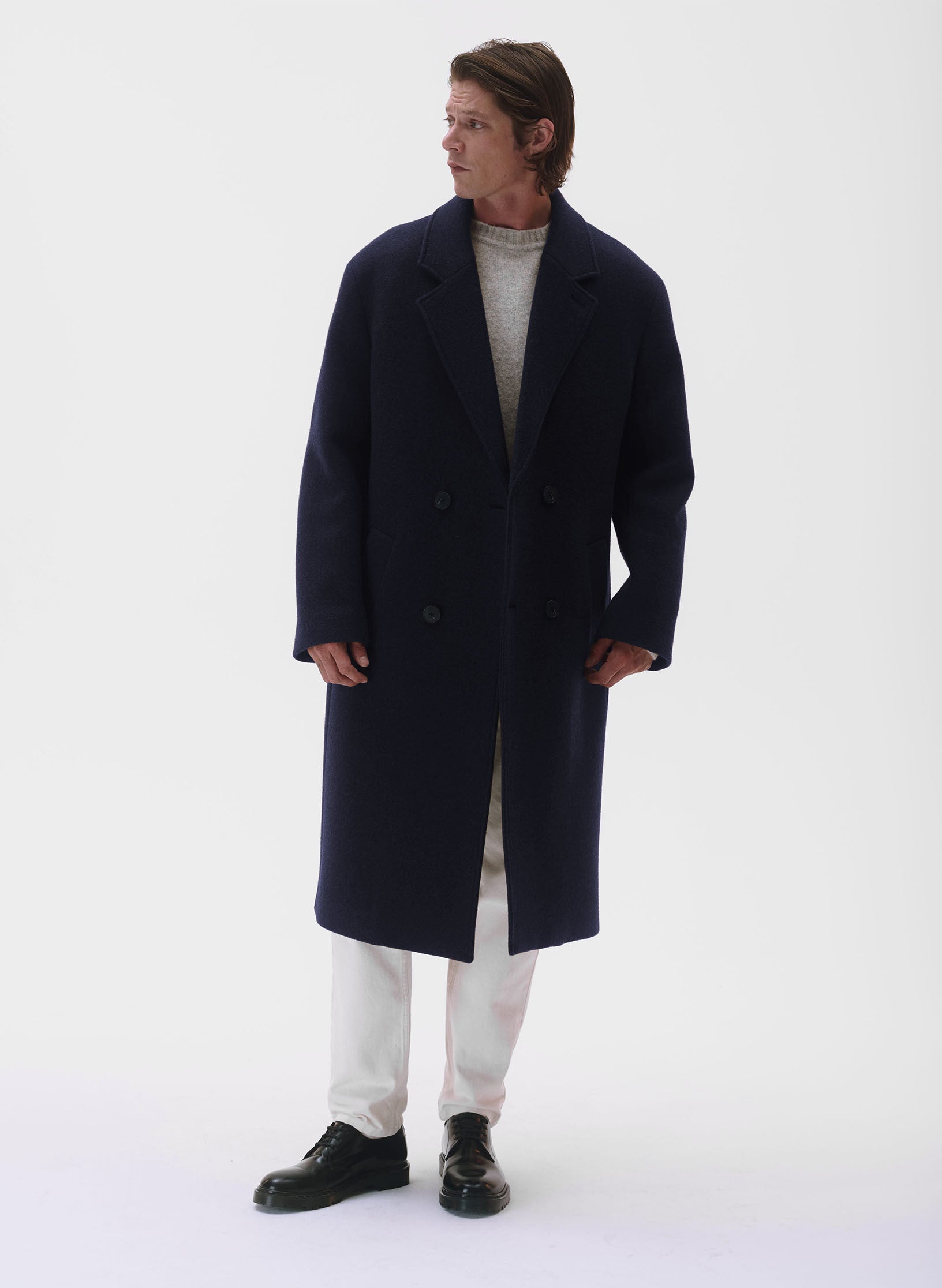 manteau double boutonnage