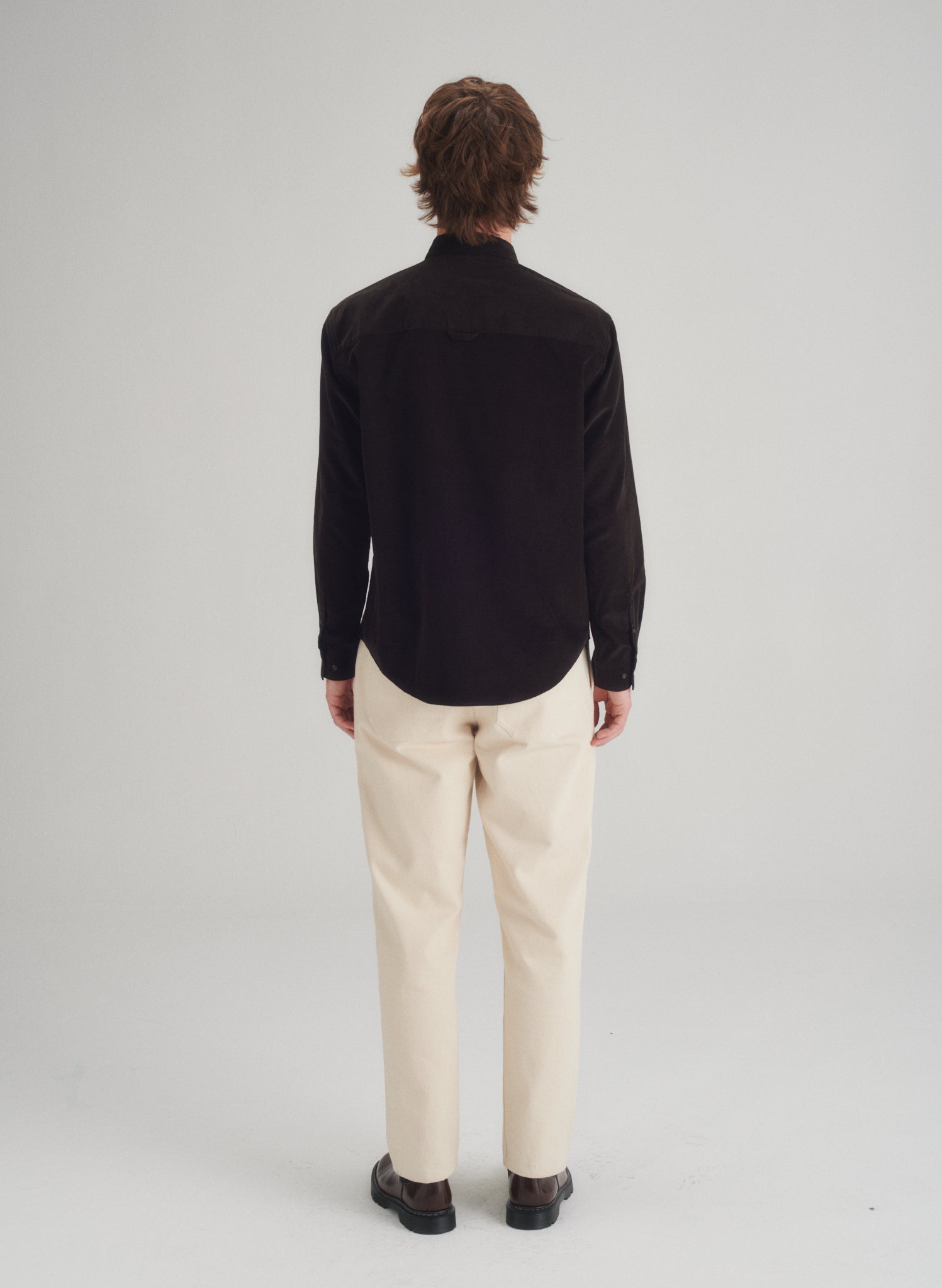 chemise loose velours 1