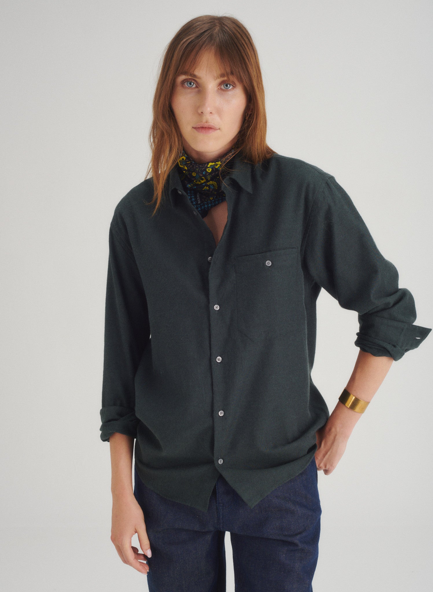 chemise flanelle poche