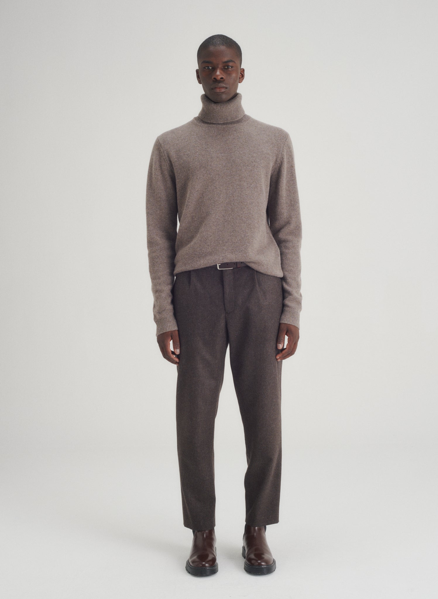 pull col roule 100 laine